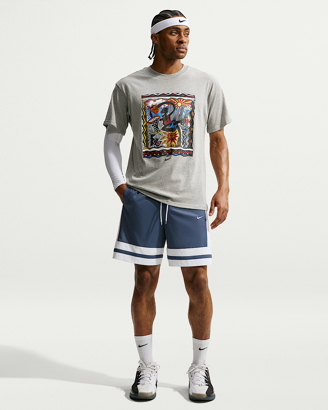 Мужские шорты Nike Dri-FIT 8" Basketball Shorts для баскетбола