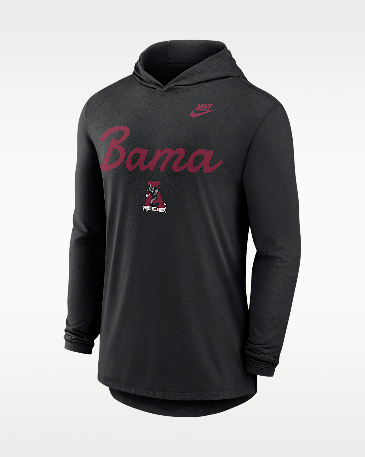 Мужские  Alabama Legacy Nike Dri-FIT College Long-Sleeve Hooded Top