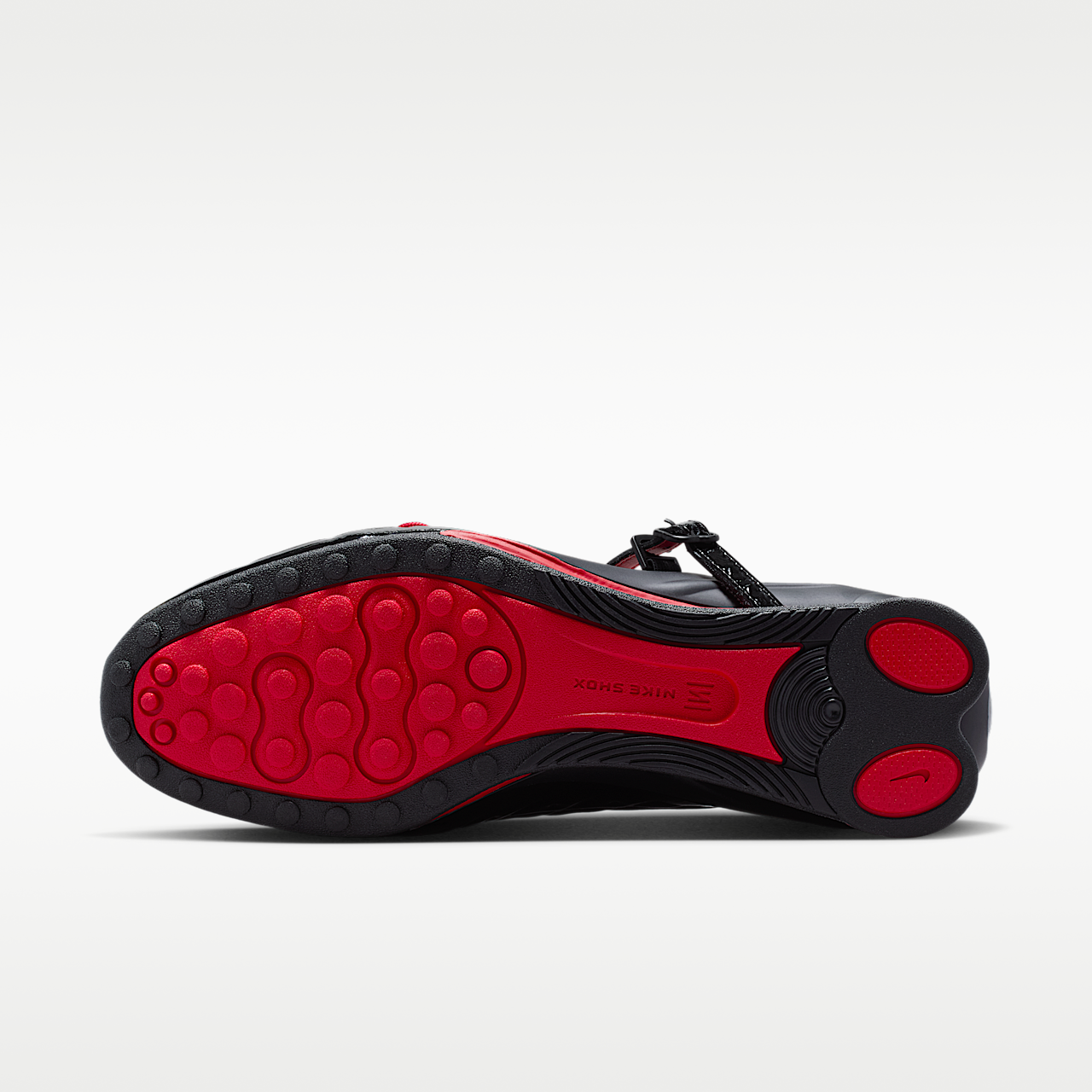 Nike Nike Shox sneaker Zwart/Zwart/University Red/Zwart