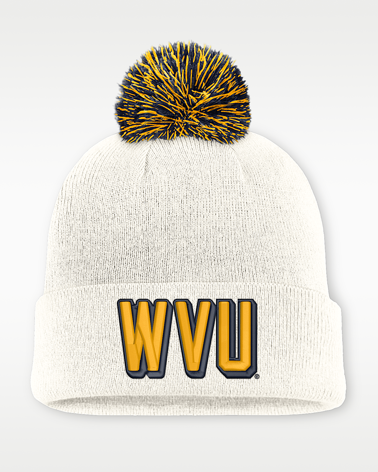 Женские  West Virginia Peak Nike College Cuffed Beanie