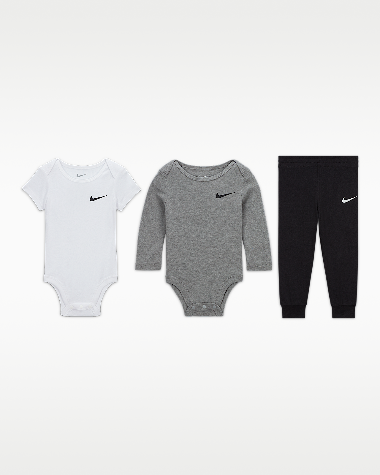 Детские  Nike Baby Essentials Baby (0-6M) 3-Piece Bodysuit and Pants Set