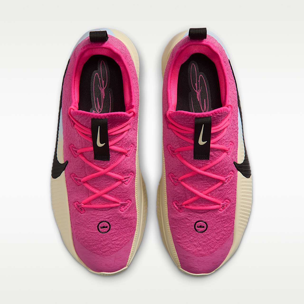 Nike LeBron sneaker Pinksicle/Alabaster/Hydrogen Blue/Zwart