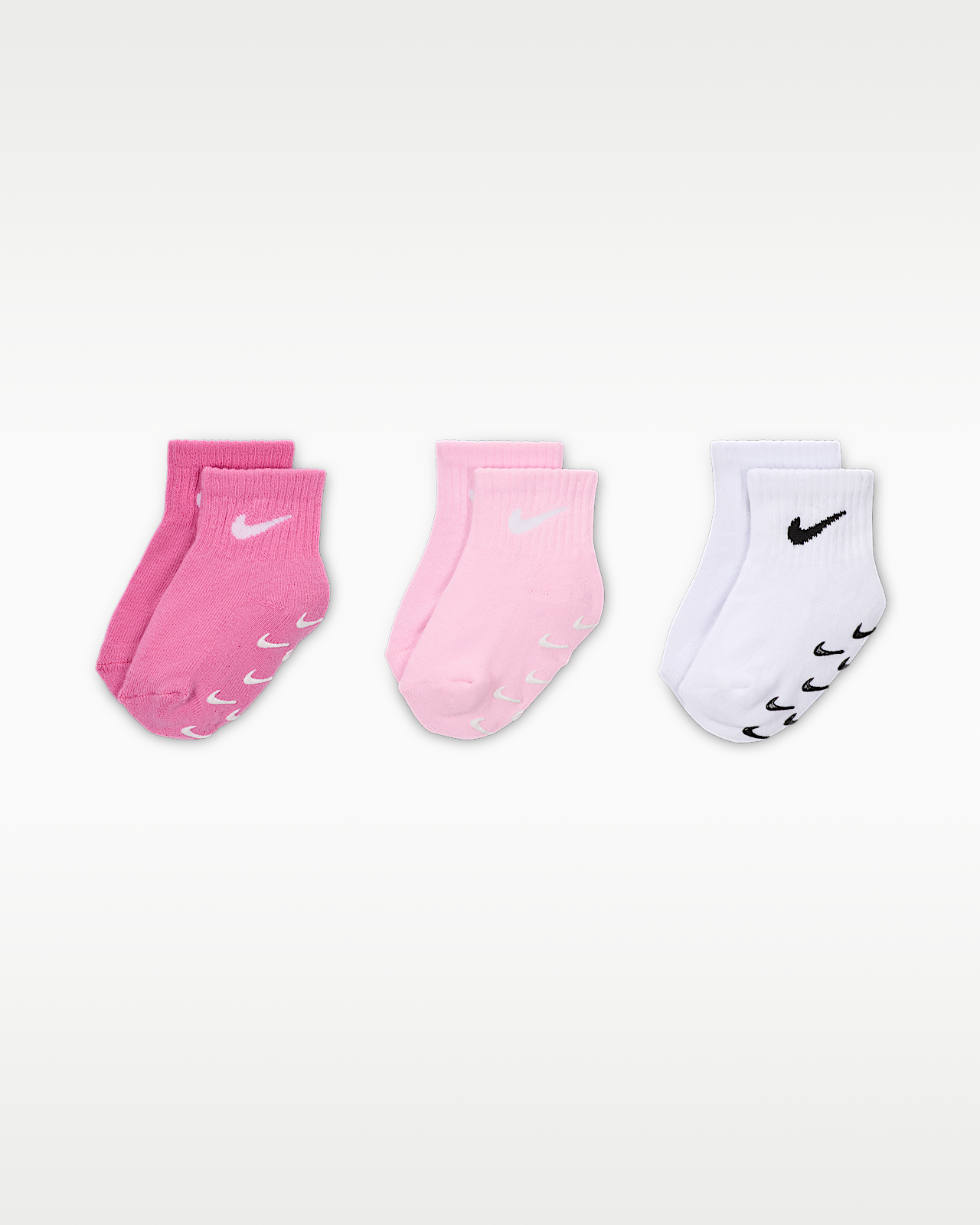 Детские носки Nike Baby/Toddler Gripper Ankle Socks (3 Pairs)