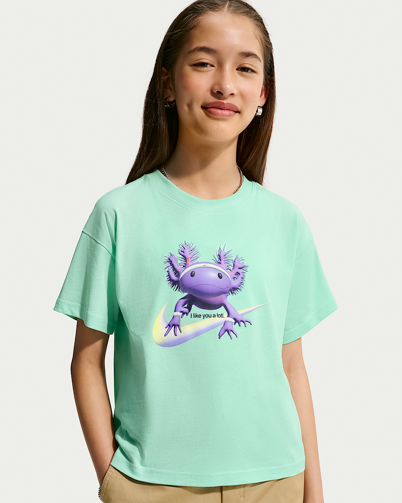 Детская футболка Nike Sportswear Big Kids' (Girls') Boxy