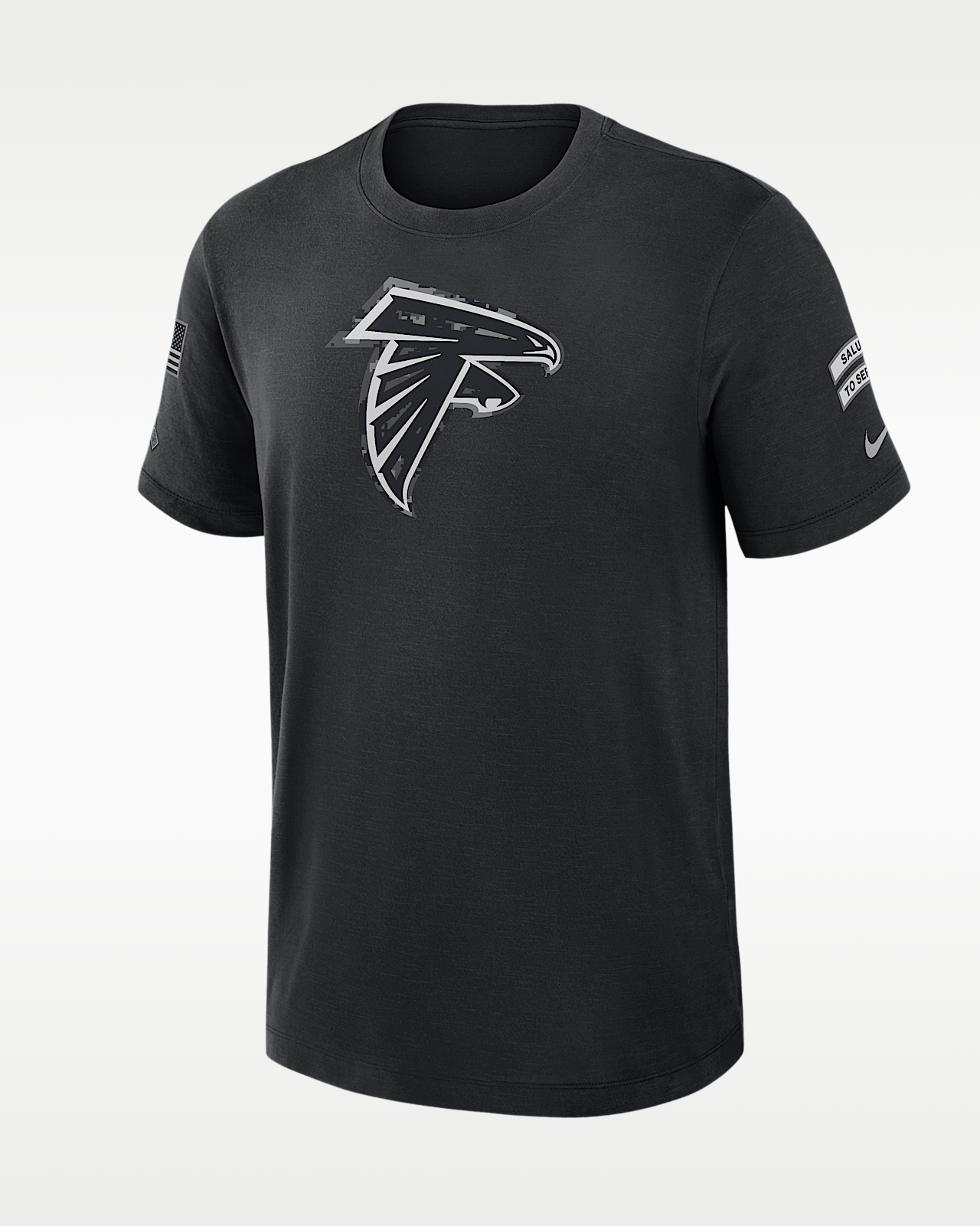 Мужская футболка Atlanta Falcons Salute to Service Slub Nike Dri-FIT NFL