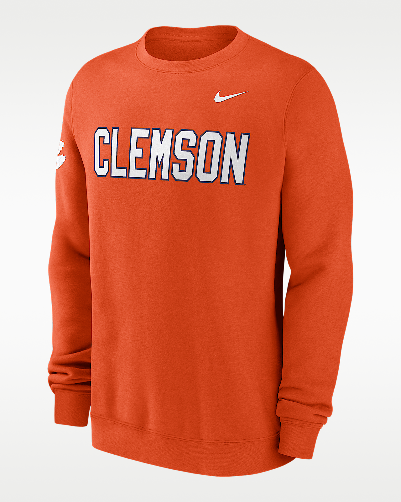 Мужские  Clemson Sideline Club Nike College Pullover Crew