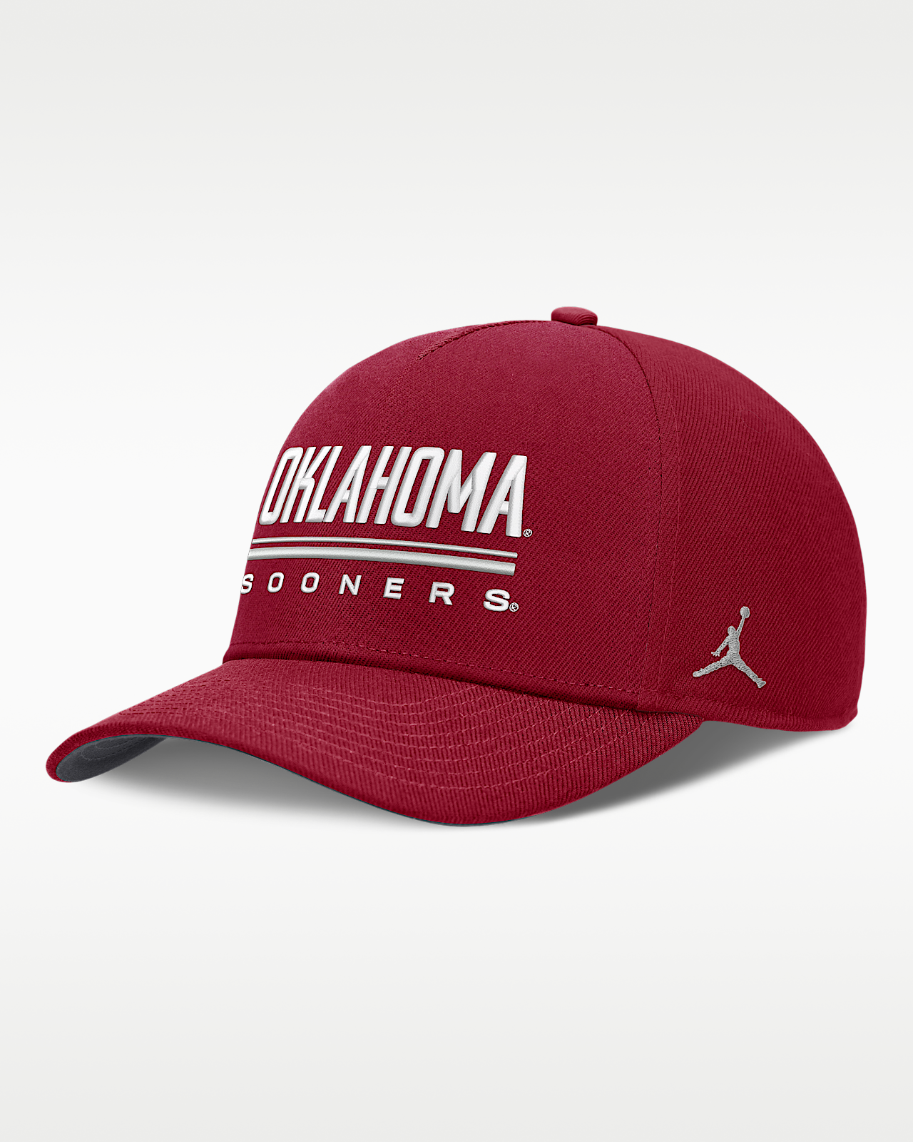 Мужские  Oklahoma Sideline Practice Rise Jordan Brand Dri-FIT College Adjustable Hat
