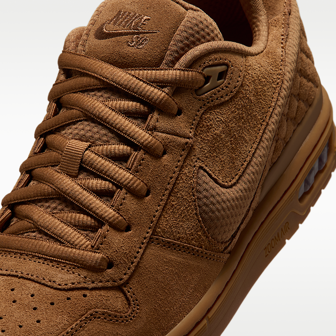 Nike  sneaker Light British Tan/University Red/Zwart/Light British Tan