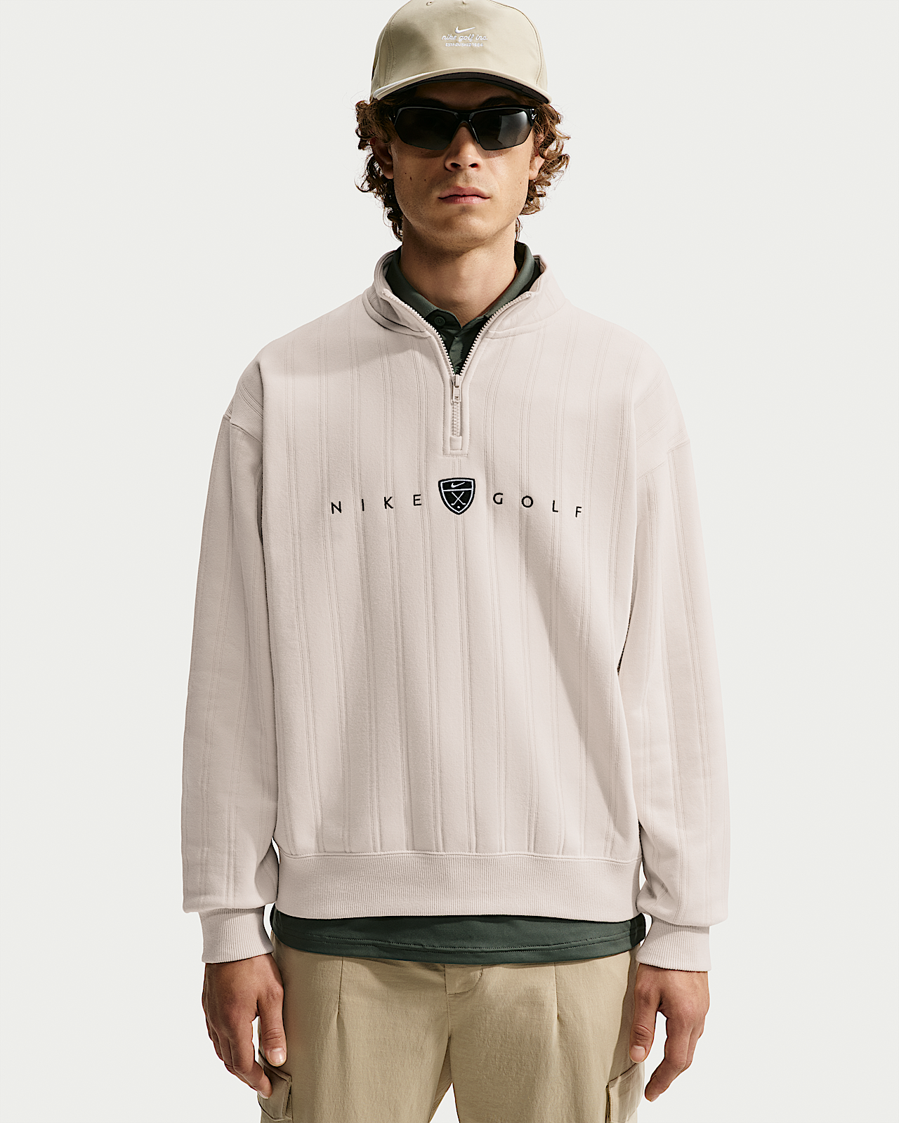 Мужские  Nike Fairway Fresh Therma-FIT Oversized 1/2-Zip Golf Top