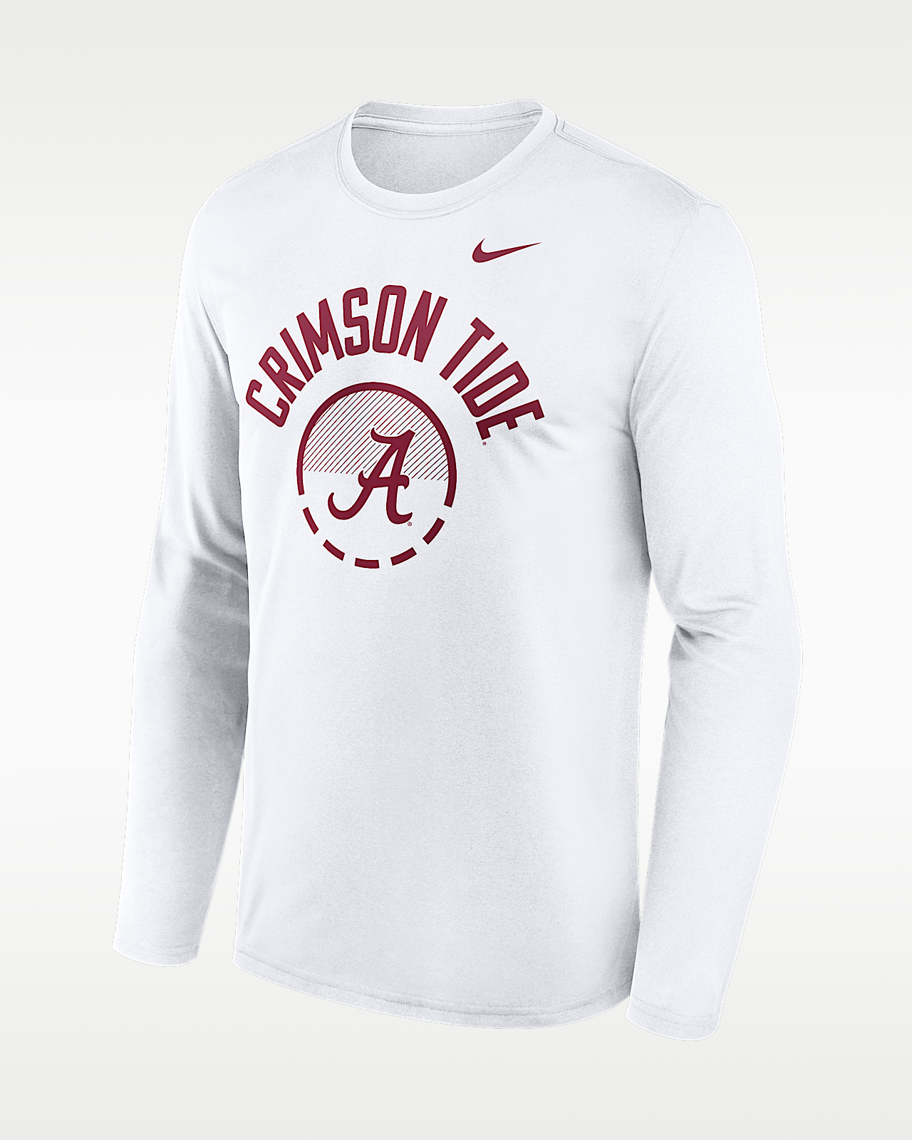 Мужская футболка Alabama Courtside Nike Dri-FIT College Long-Sleeve