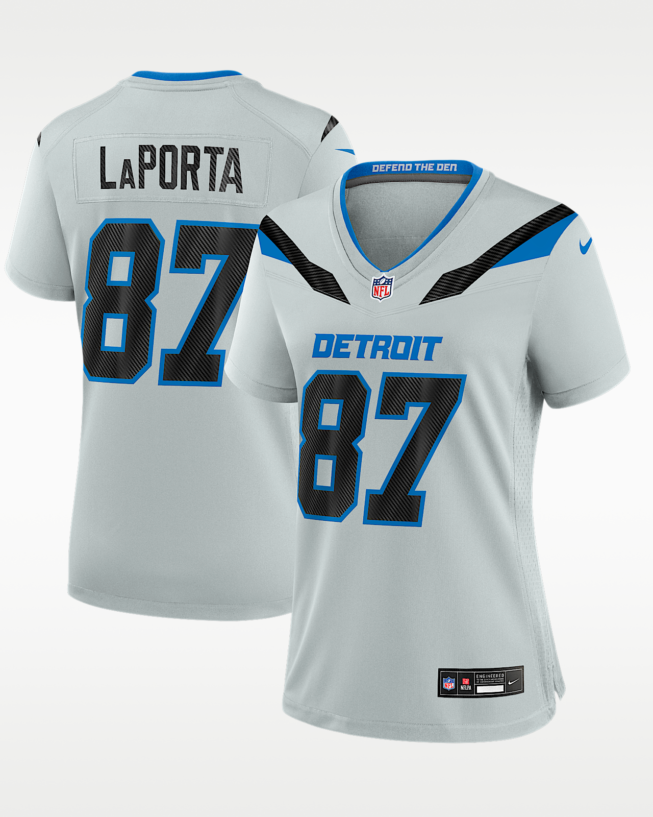 Женские джерси Sam LaPorta Detroit Lions Rivalries Collection Nike NFL Game Jersey