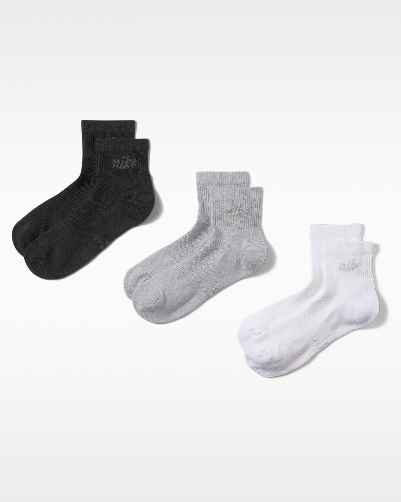 Unisex носки Nike Everyday Elevated Ankle Socks (3 Pairs)