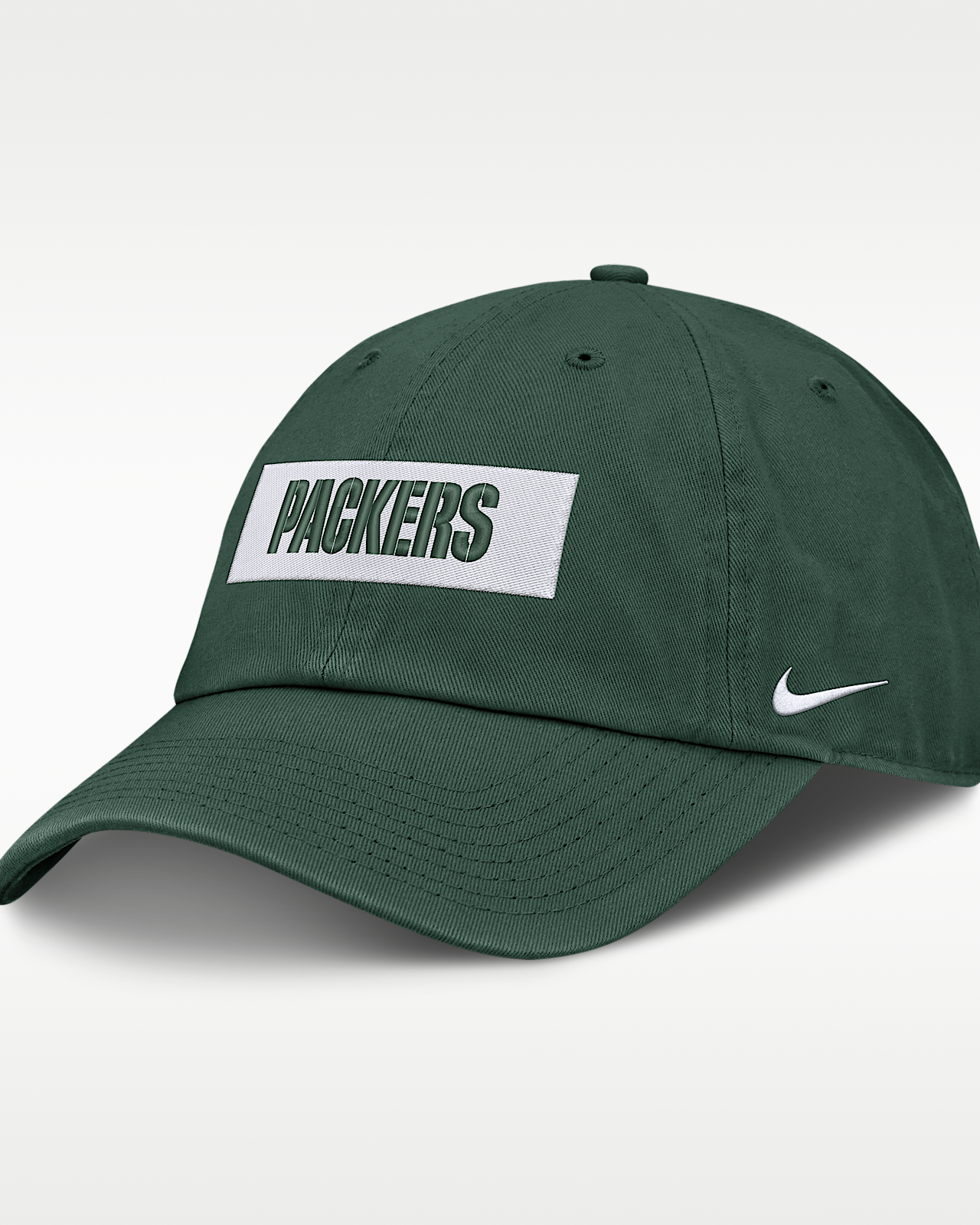 Мужские  Green Bay Packers Primetime Club Wordmark Nike NFL Adjustable Hat