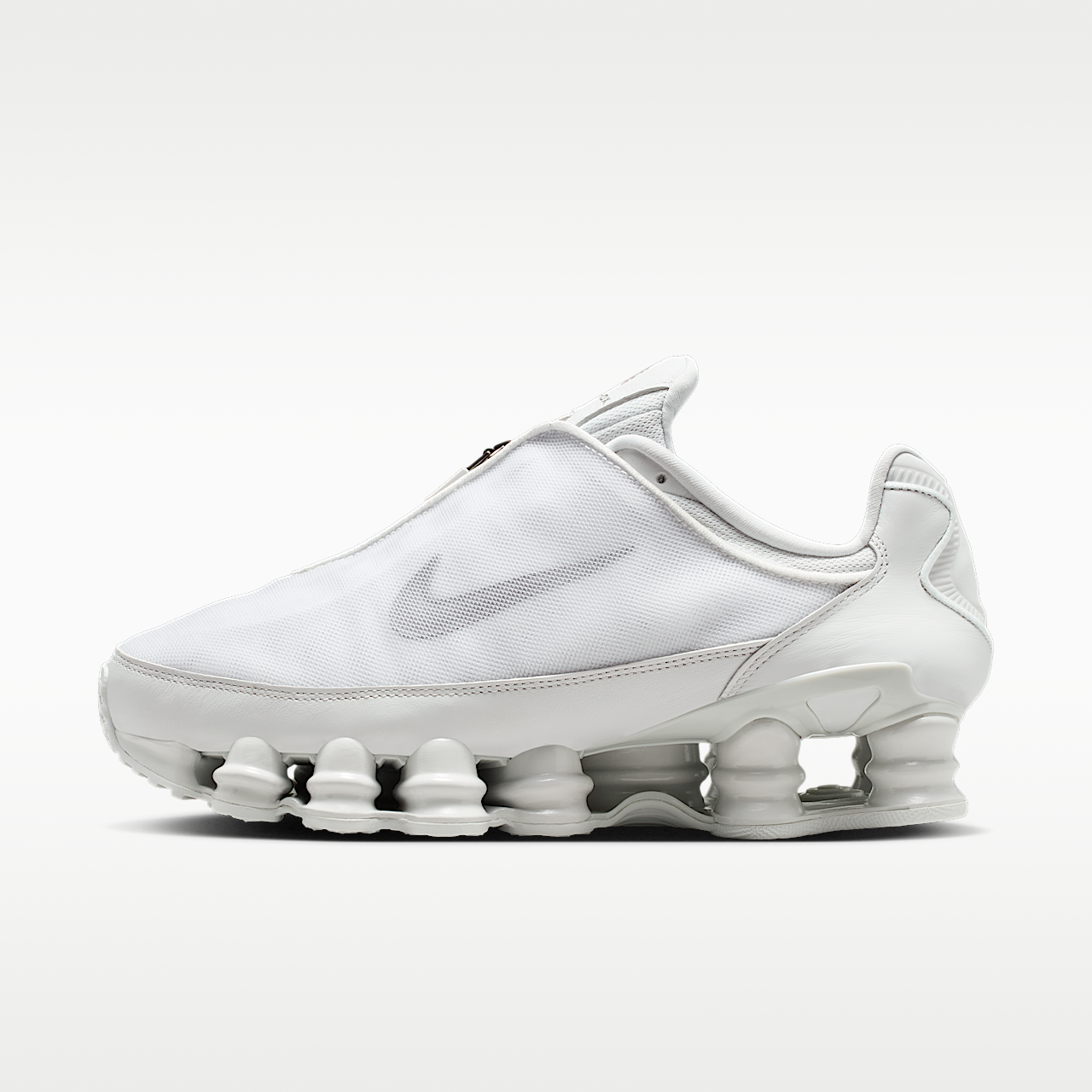 Nike Nike Shox sneaker Photon Dust/Off White/Team Red/Pencil Point