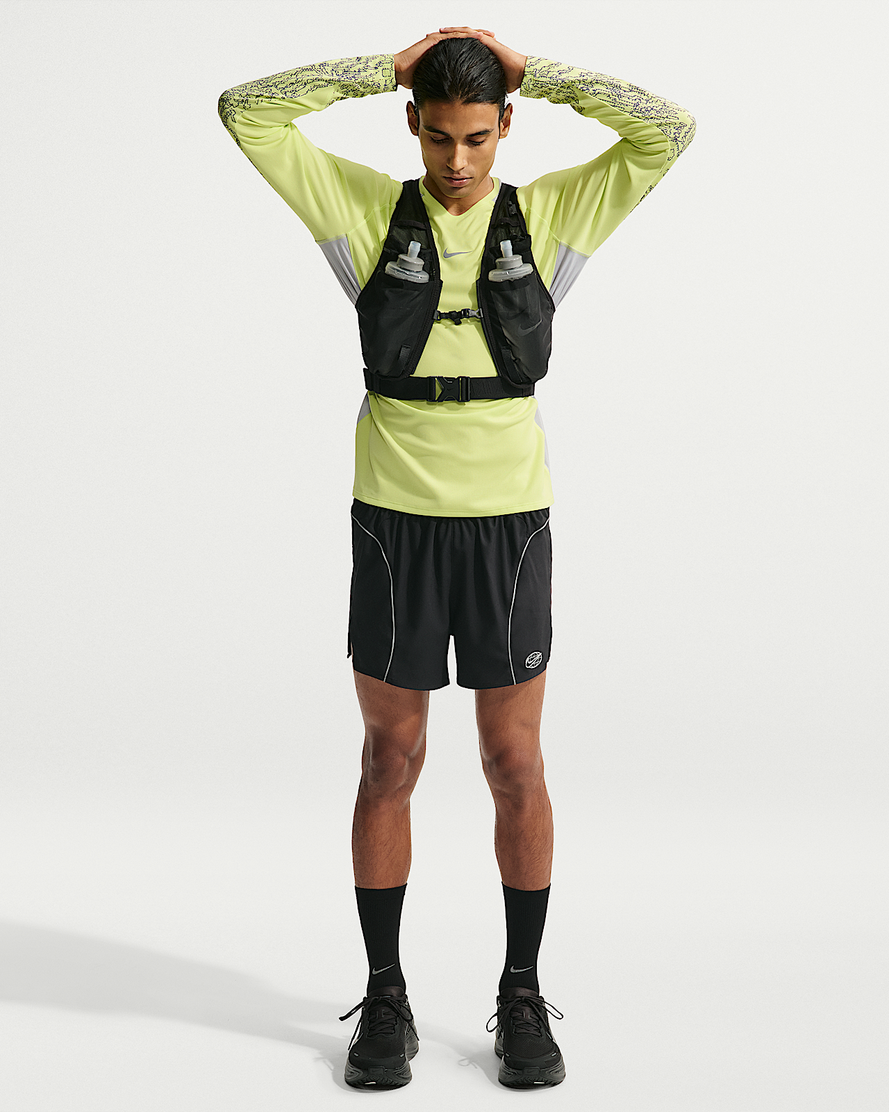 Мужские шорты Nike Dri-FIT 4" Brief-Lined Shorts для бега