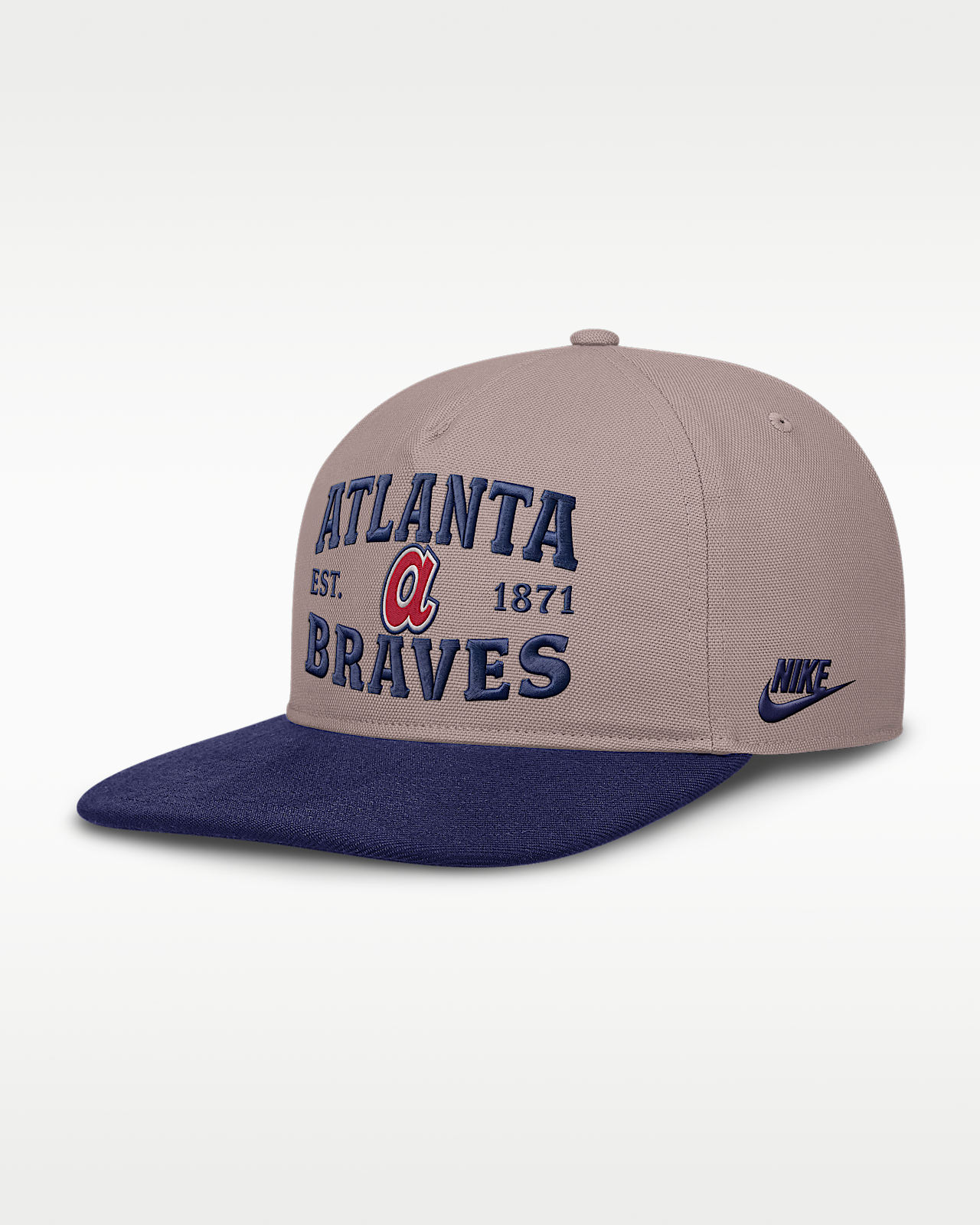 Мужские  Atlanta Braves Cooperstown Pro Nike MLB A-Frame Adjustable Hat