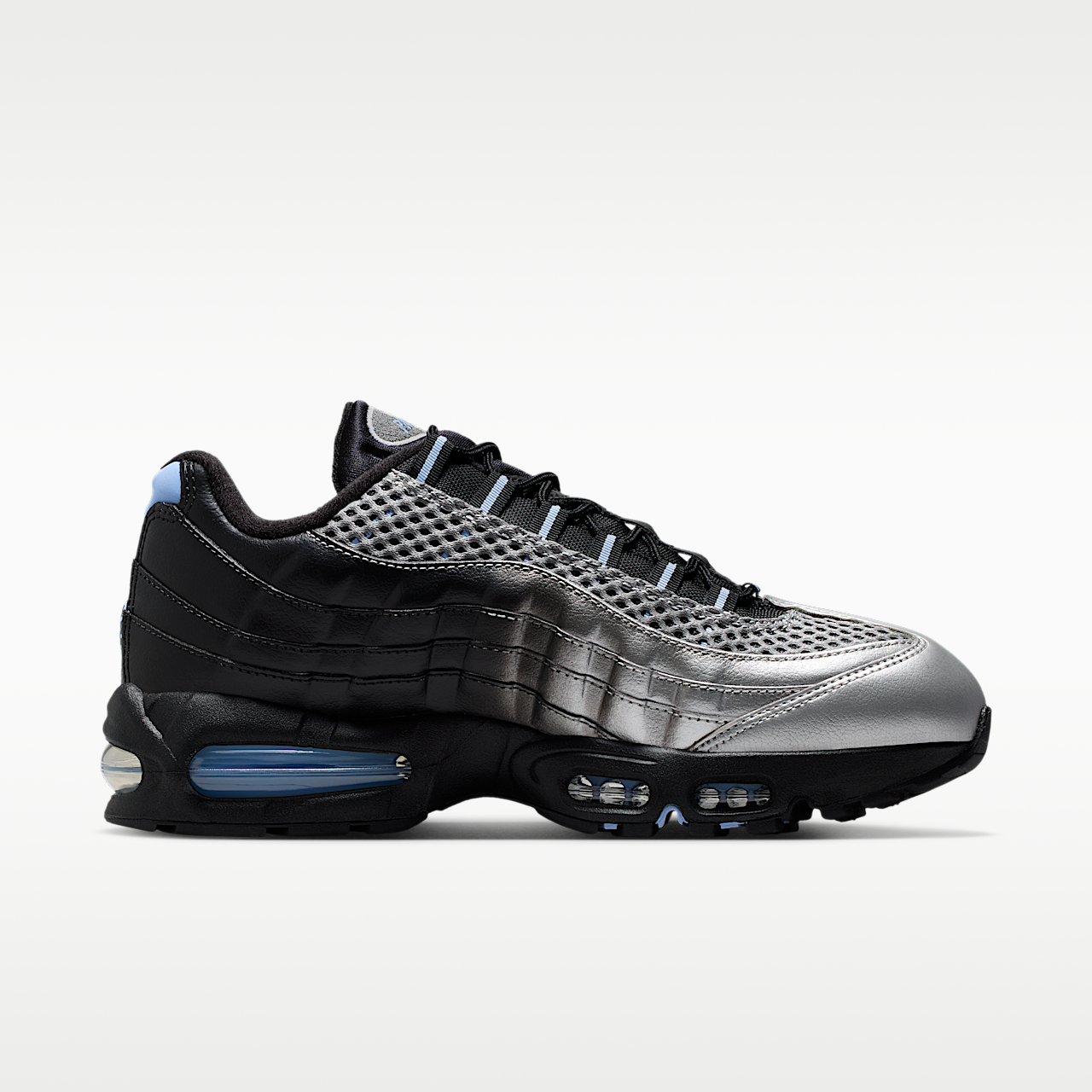 Nike Air Max 95 sneaker Metallic Silver/Zwart/Aluminum
