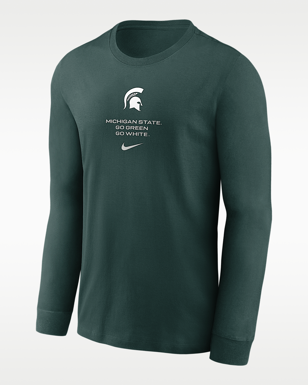 Мужская футболка Michigan State Sideline Nike Dri-FIT College Long-Sleeve