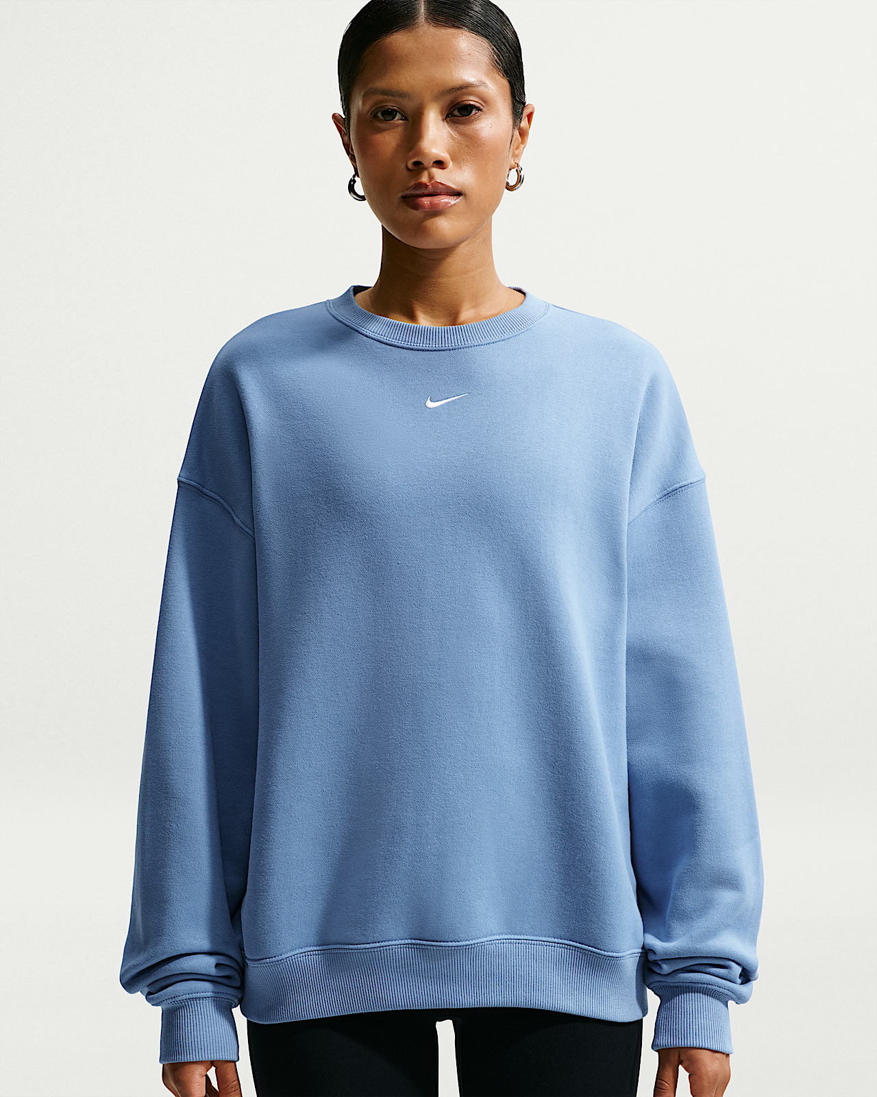 Женский свитшот Nike Studio Fleece Medium Weight Oversized Crew-Neck