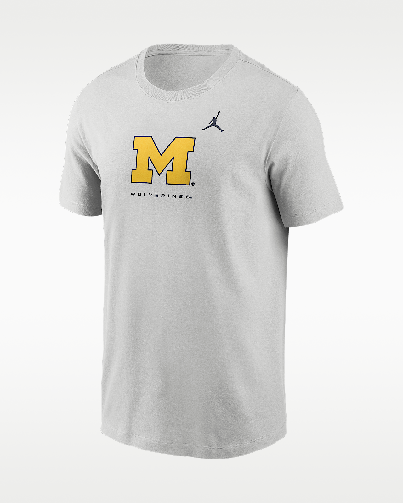Мужская футболка Michigan Courtside Jordan Brand Dri-FIT College
