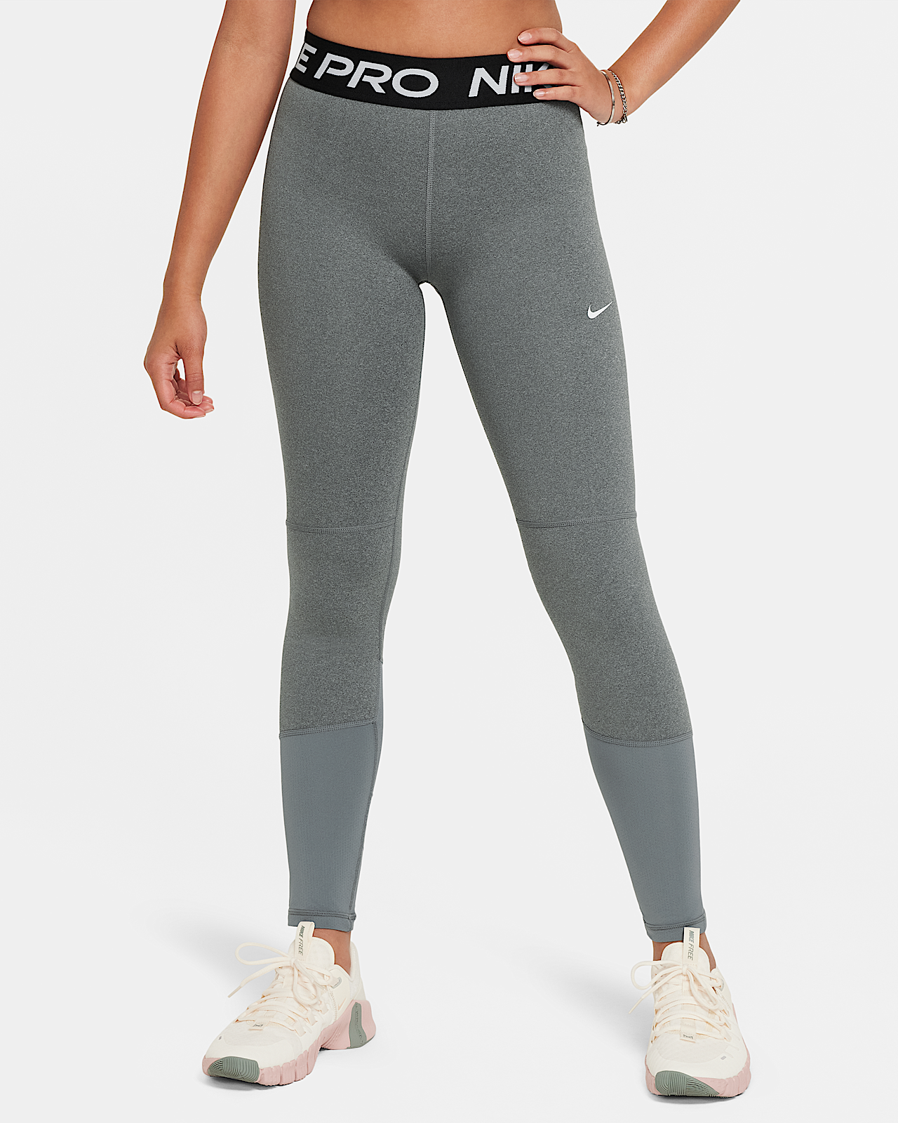 Детские тайтсы Nike Pro Dri-FIT Big Kids' (Girls') Leggings