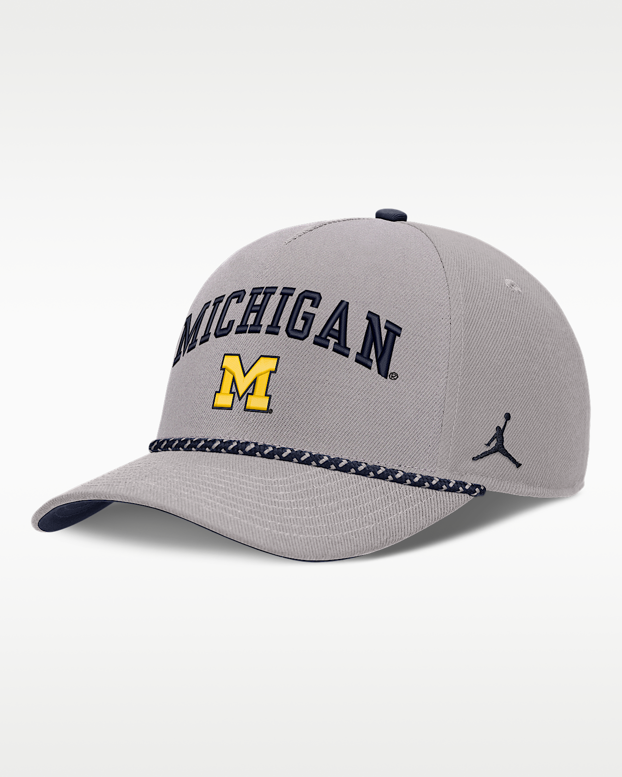 Женские  Michigan Primetime Rise Rope Jordan Brand College Adjustable Hat
