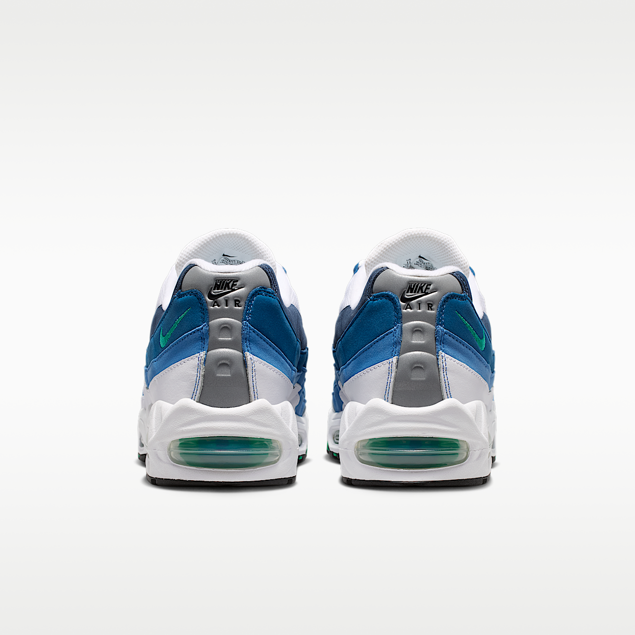 Nike Air Max sneaker Wit/Lake Blue/French Blue/Emerald Green