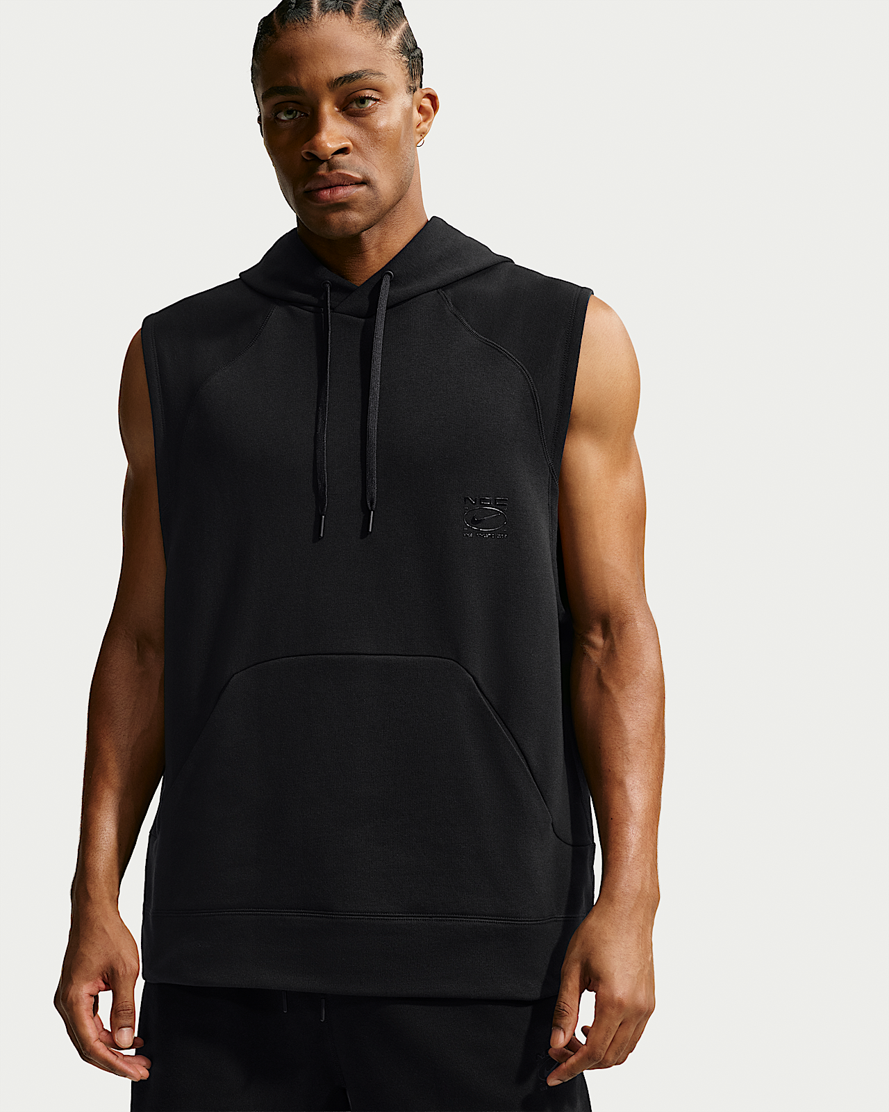 Мужское худи Nike N.A.C. Dri-FIT Fleece Sleeveless Training Hoodie для тренировок