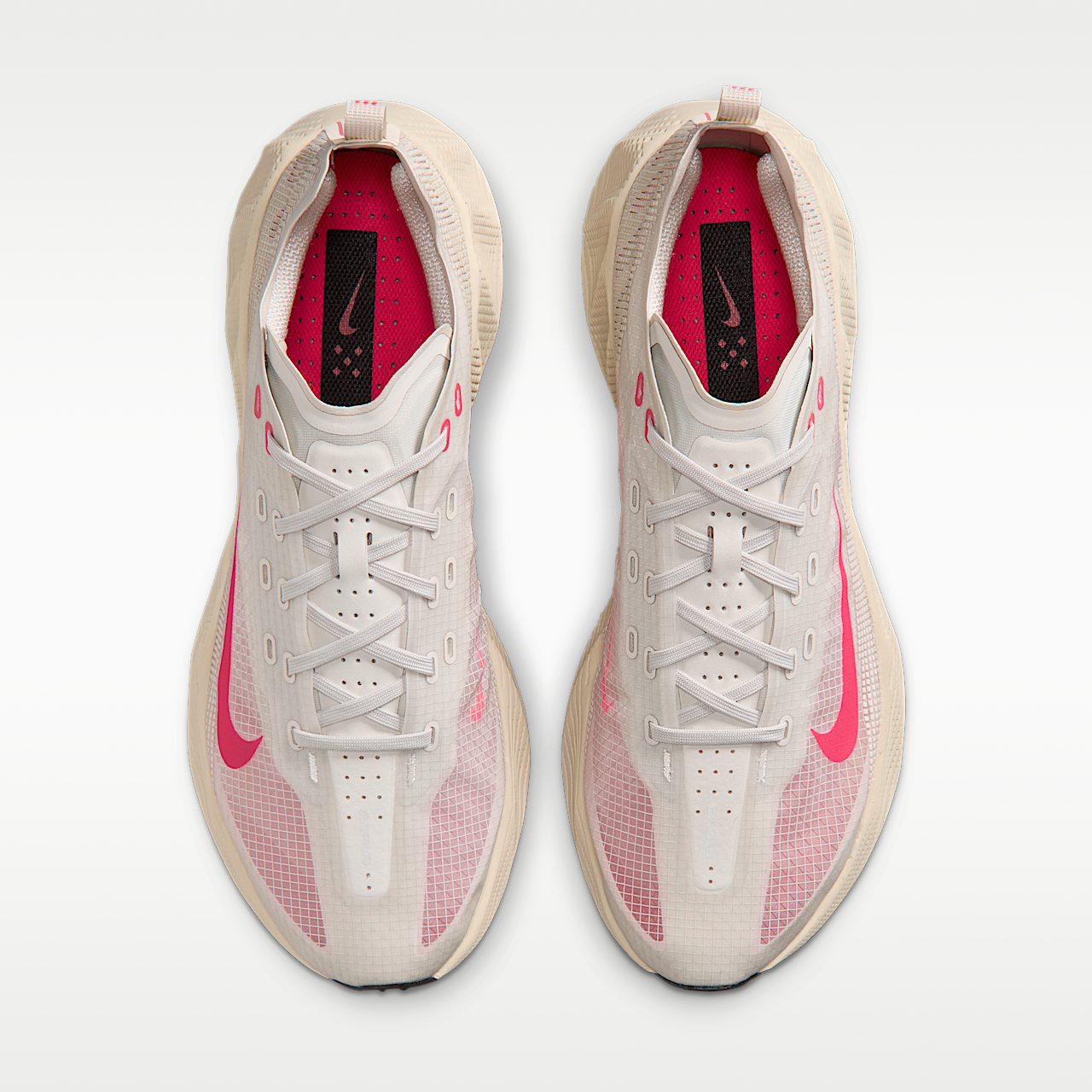 Nike  sneaker Light Bone/Zwart/Light Khaki/Siren Red