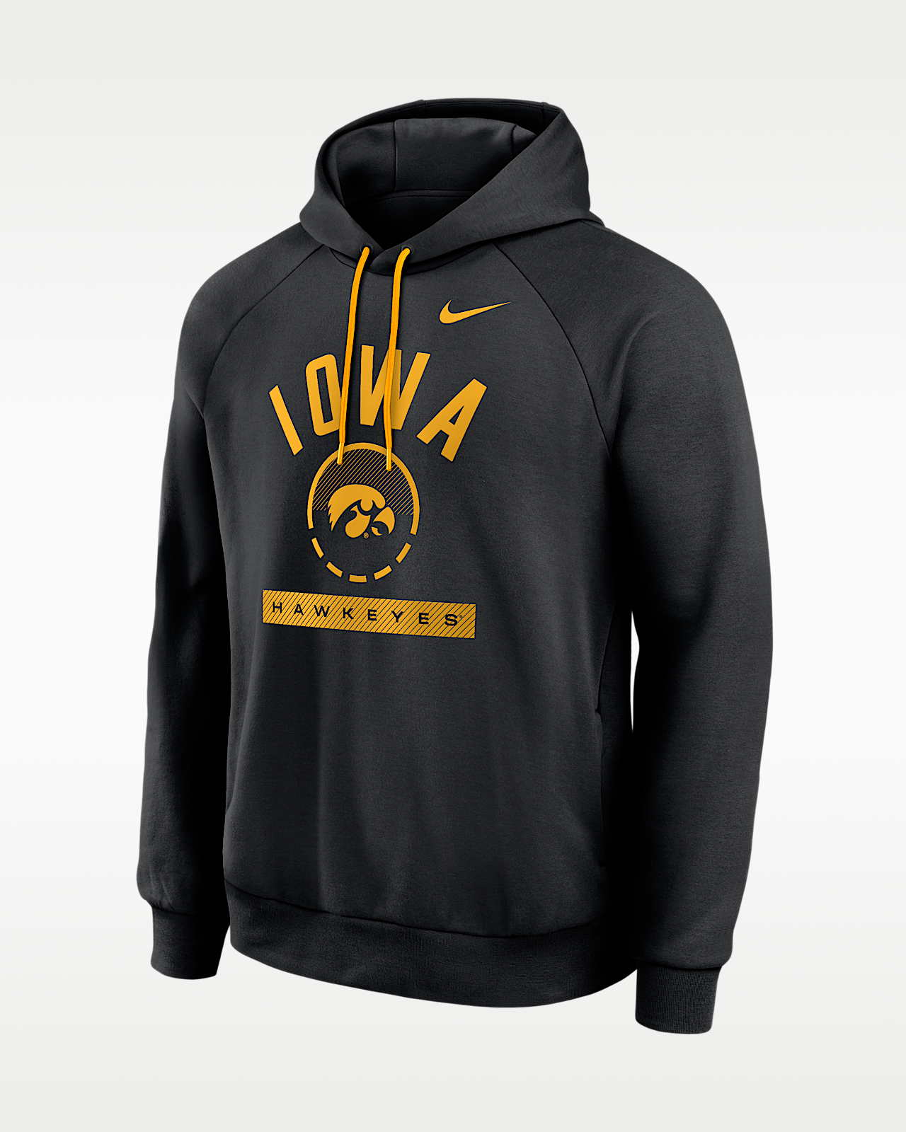 Мужское худи Iowa Courtside Nike Dri-FIT College Pullover Hoodie