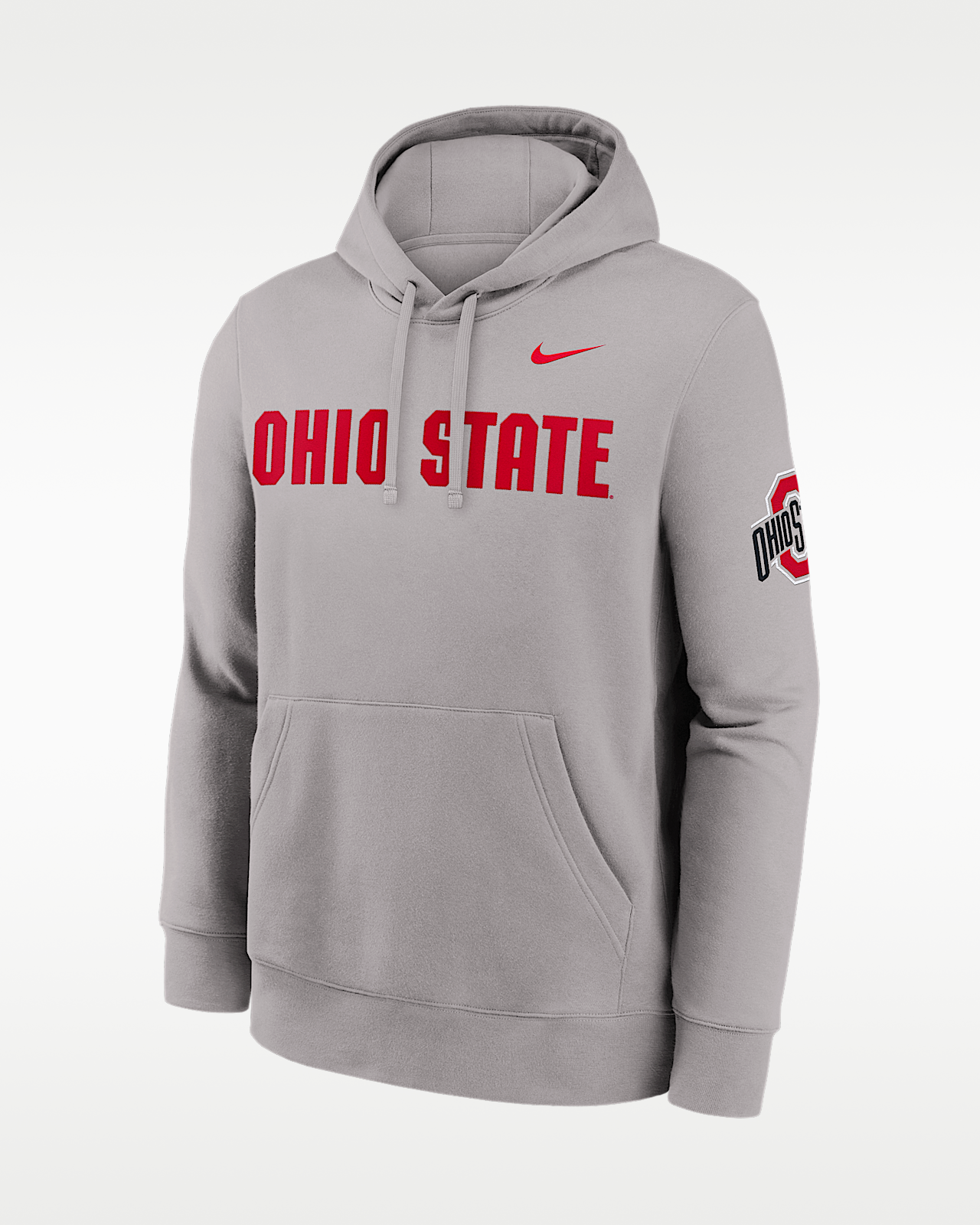 Мужское худи Ohio State Sideline Club Nike College Pullover Hoodie