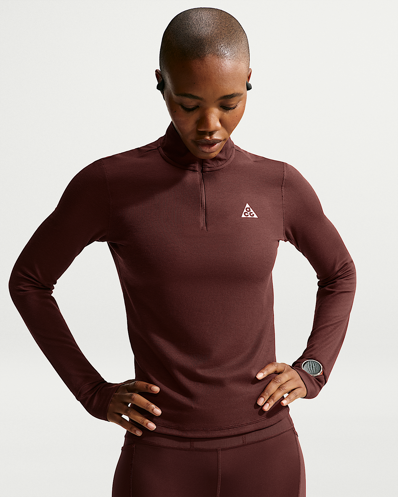 Женские  Nike ACG Dri-FIT 1/2-Zip Trail Top для бега