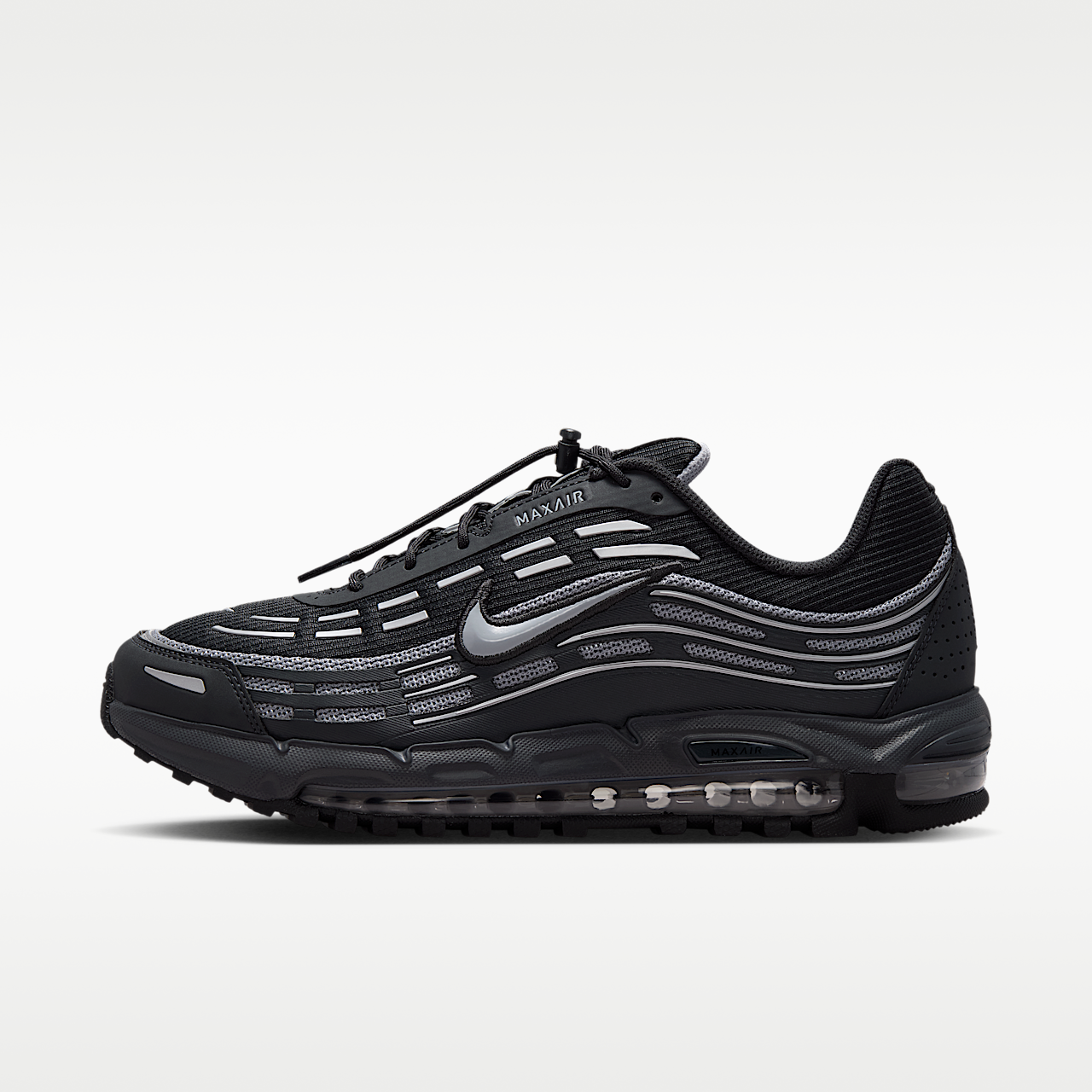 Nike Air Max sneaker Dark Smoke Grey/Metallic Silver/Zwart/Wolf Grey