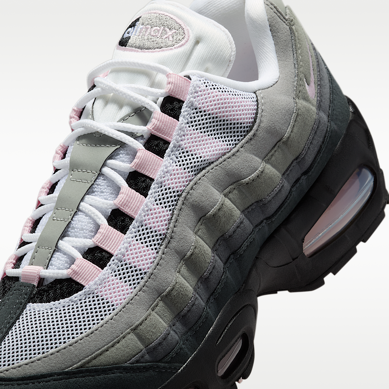 Nike Air Max sneaker Zwart/Wit/Reflect Silver/Pink Foam