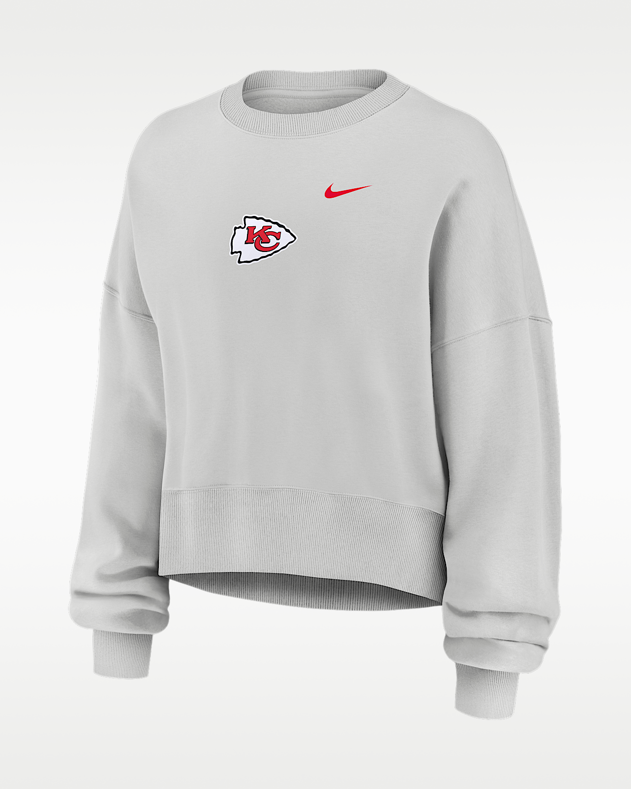 Женские  Kansas City Chiefs Primetime Phoenix Nike NFL Oversized Pullover Crew