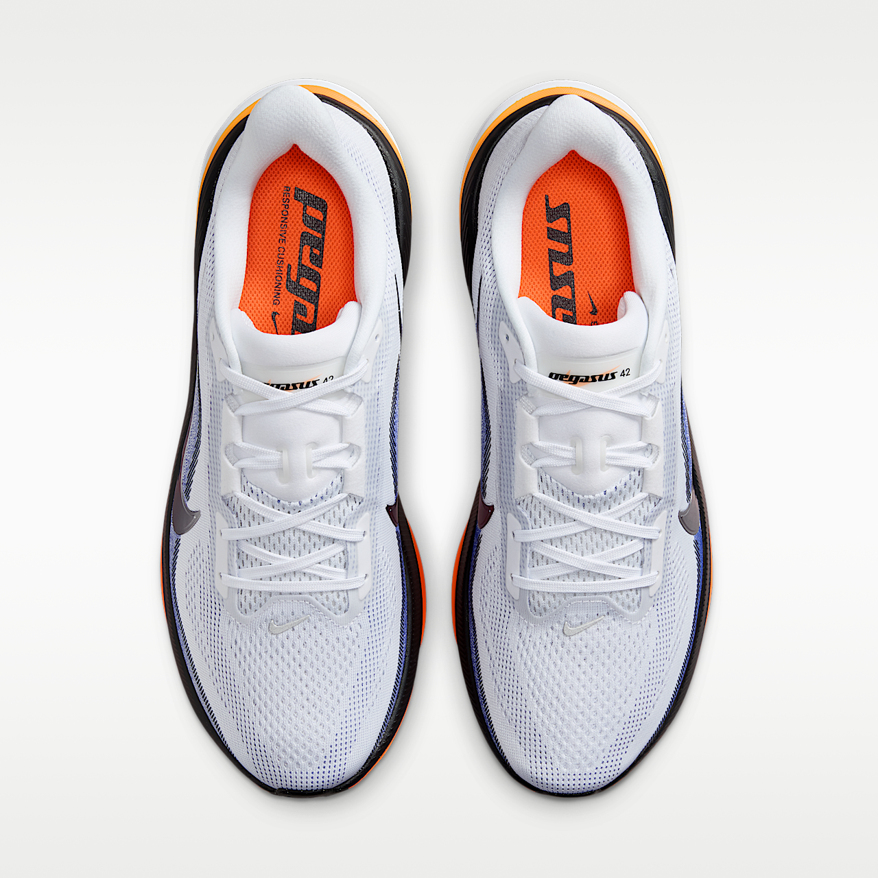 Nike Pegasus sneaker Wit/Lapis/Total Orange/Metallic Silver