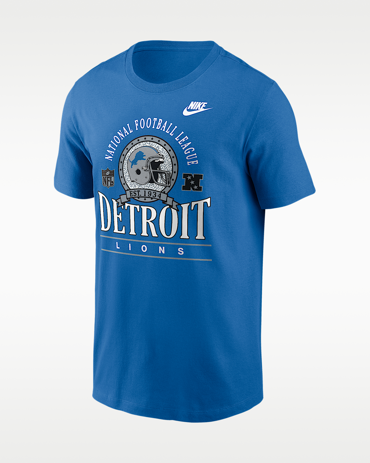 Мужская футболка Detroit Lions Rewind Essential Nike NFL