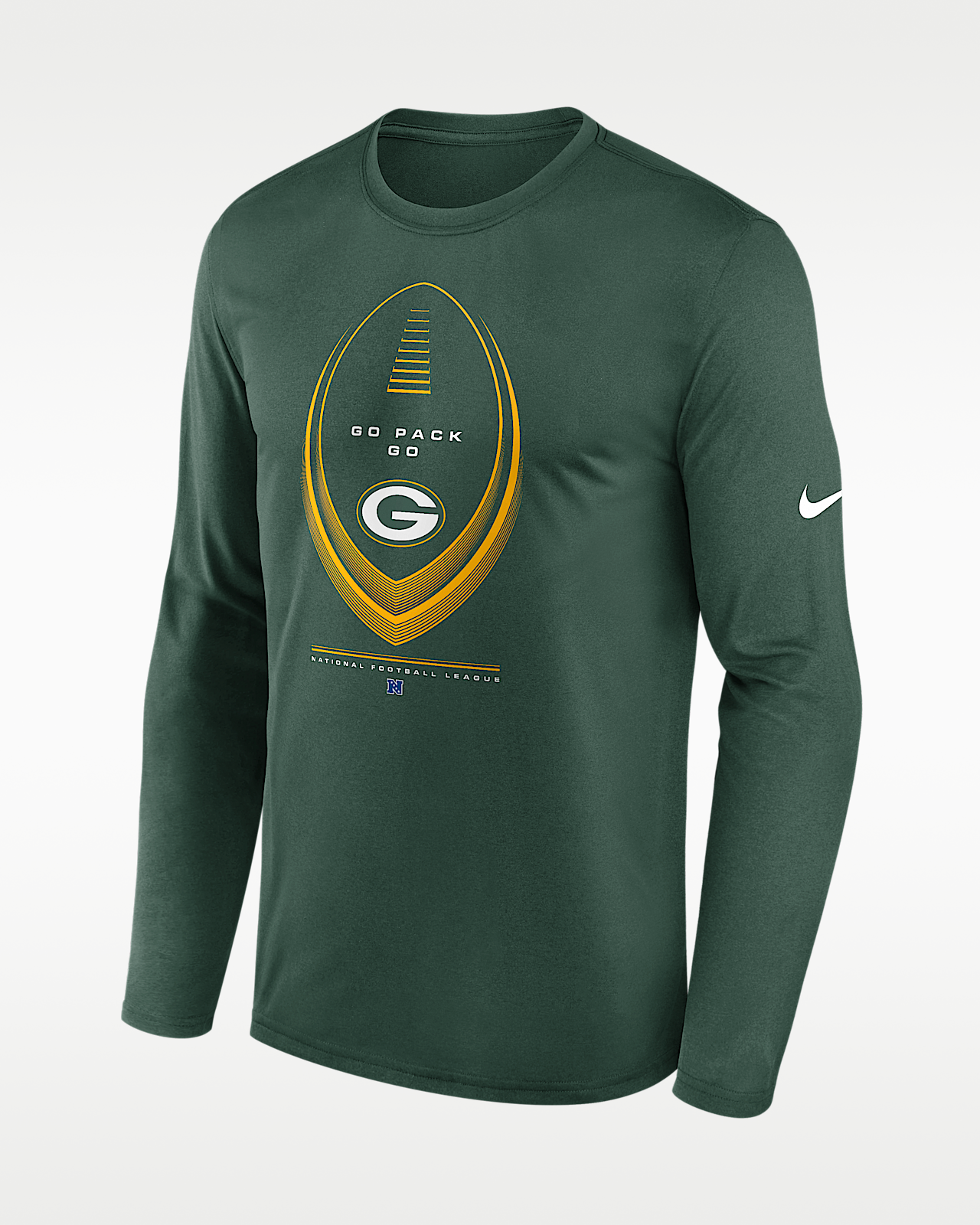 Мужская футболка Green Bay Packers Legend Icon Nike Dri-FIT NFL Long-Sleeve