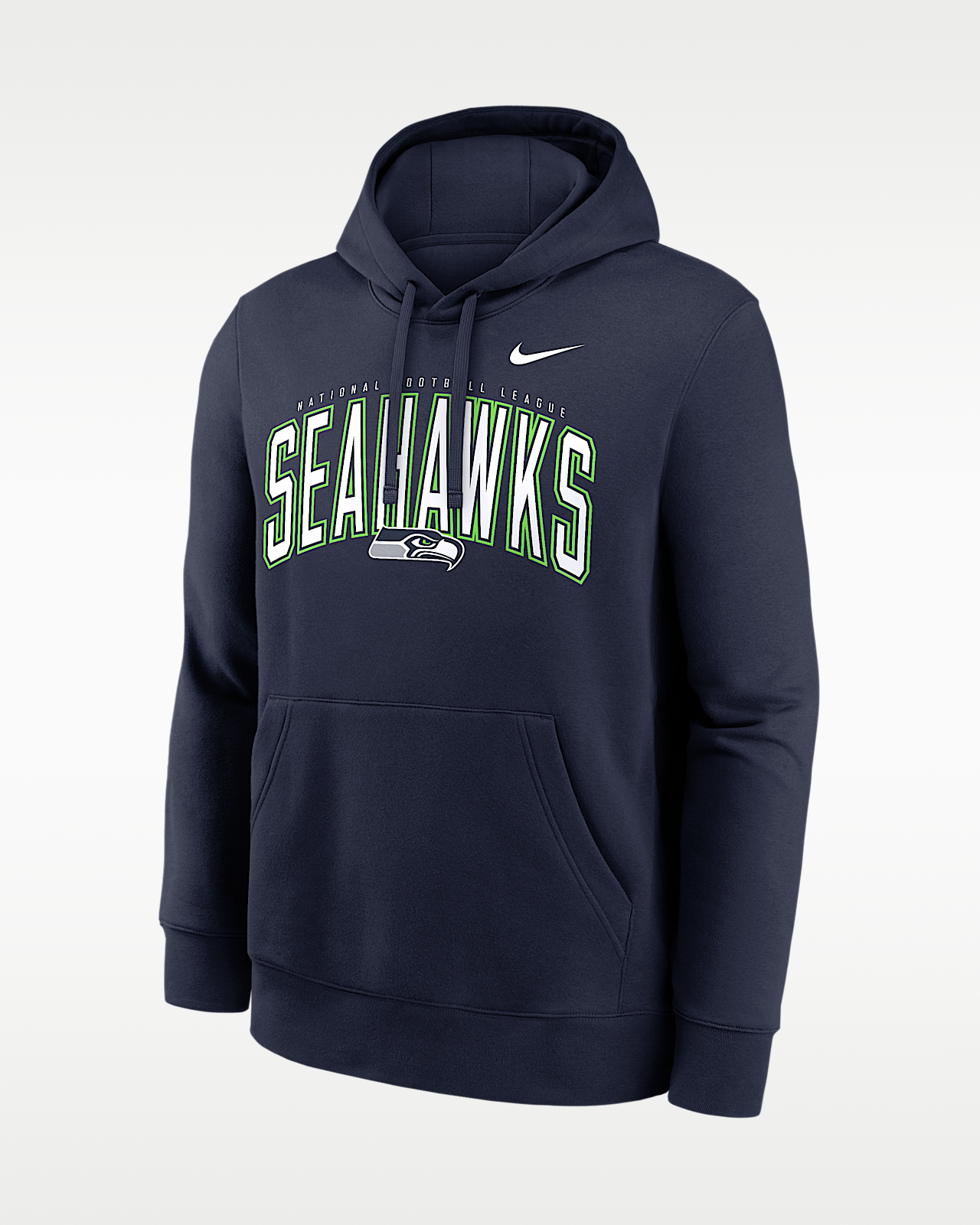 Мужское худи Seattle Seahawks Club Nike NFL Pullover Hoodie