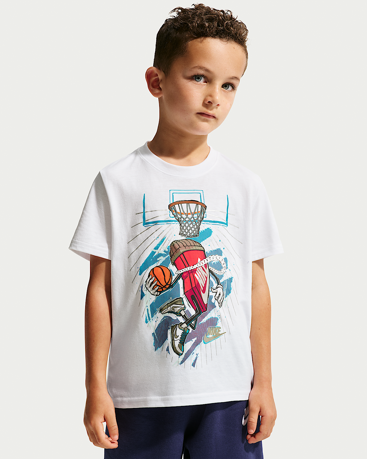 Детская футболка Nike Little Kids' Boxy Street Dunk