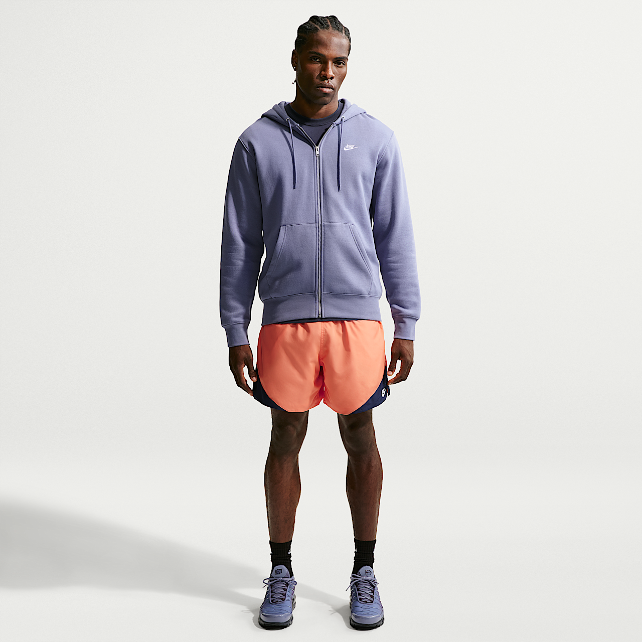 Nike Windrunner (Orange Frost/Midnight Navy/White)