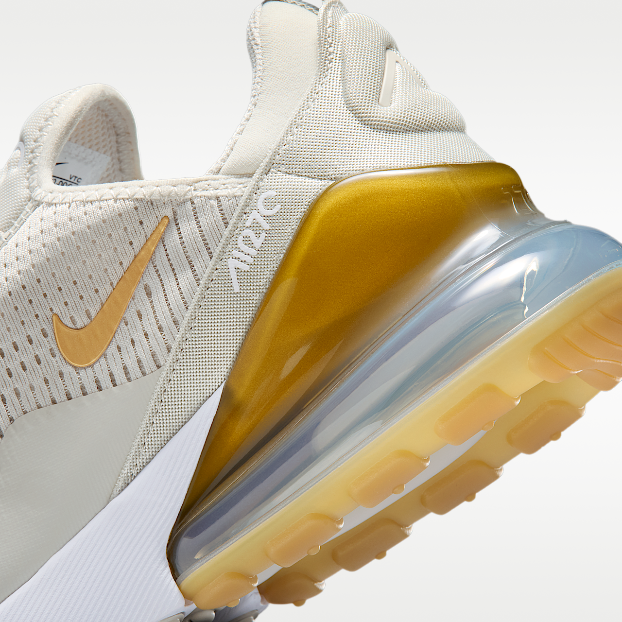 Nike Air Max sneaker Light Bone/Wit/Metallic Gold