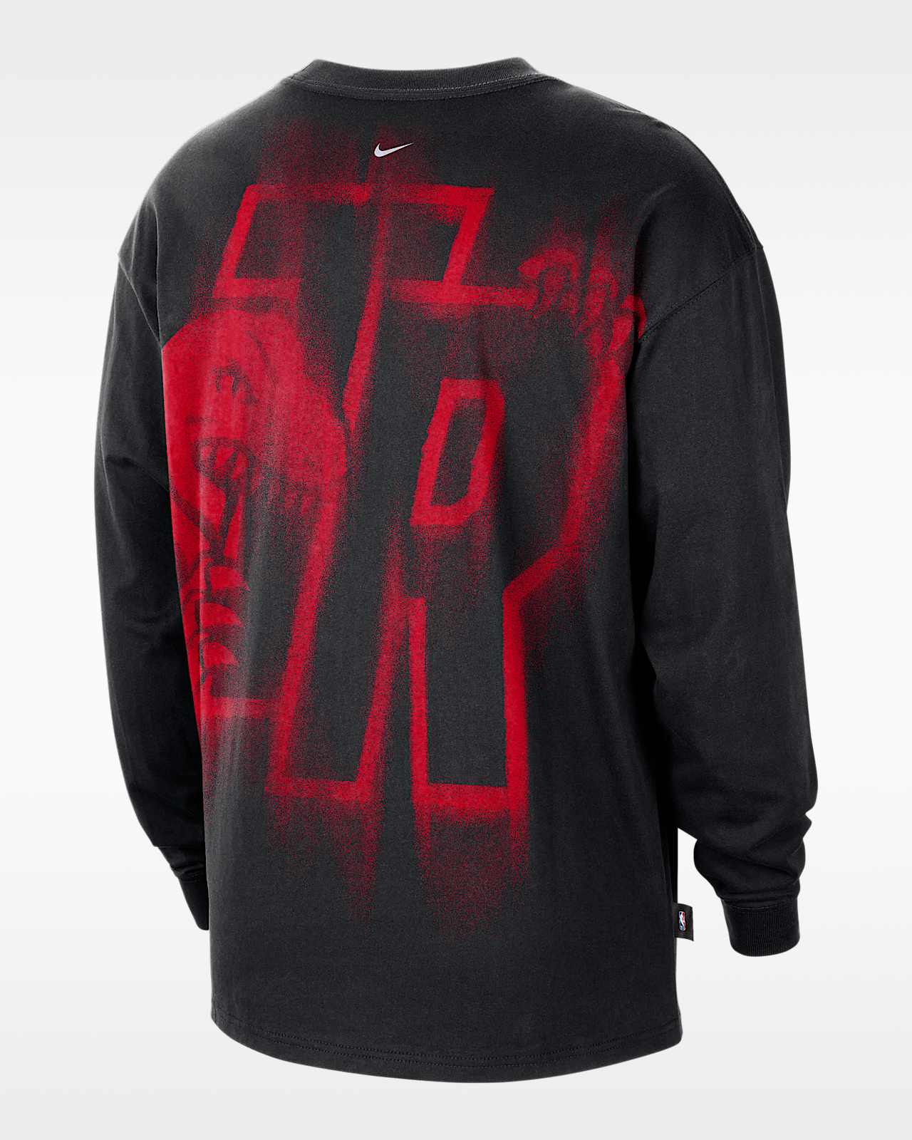 Мужские  Toronto Raptors Standard Issue Nike Dri-FIT Long-Sleeve Basketball Top для баскетбола