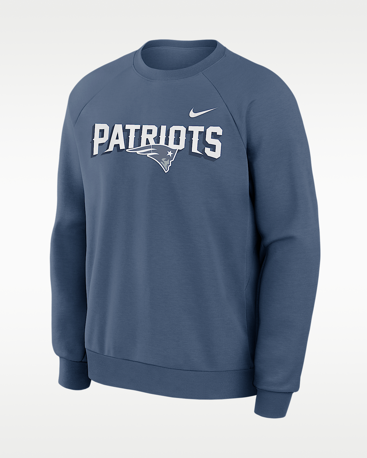Мужские  New England Patriots Rivalries Collection Primary Nike Dri-FIT NFL Pullover Crew