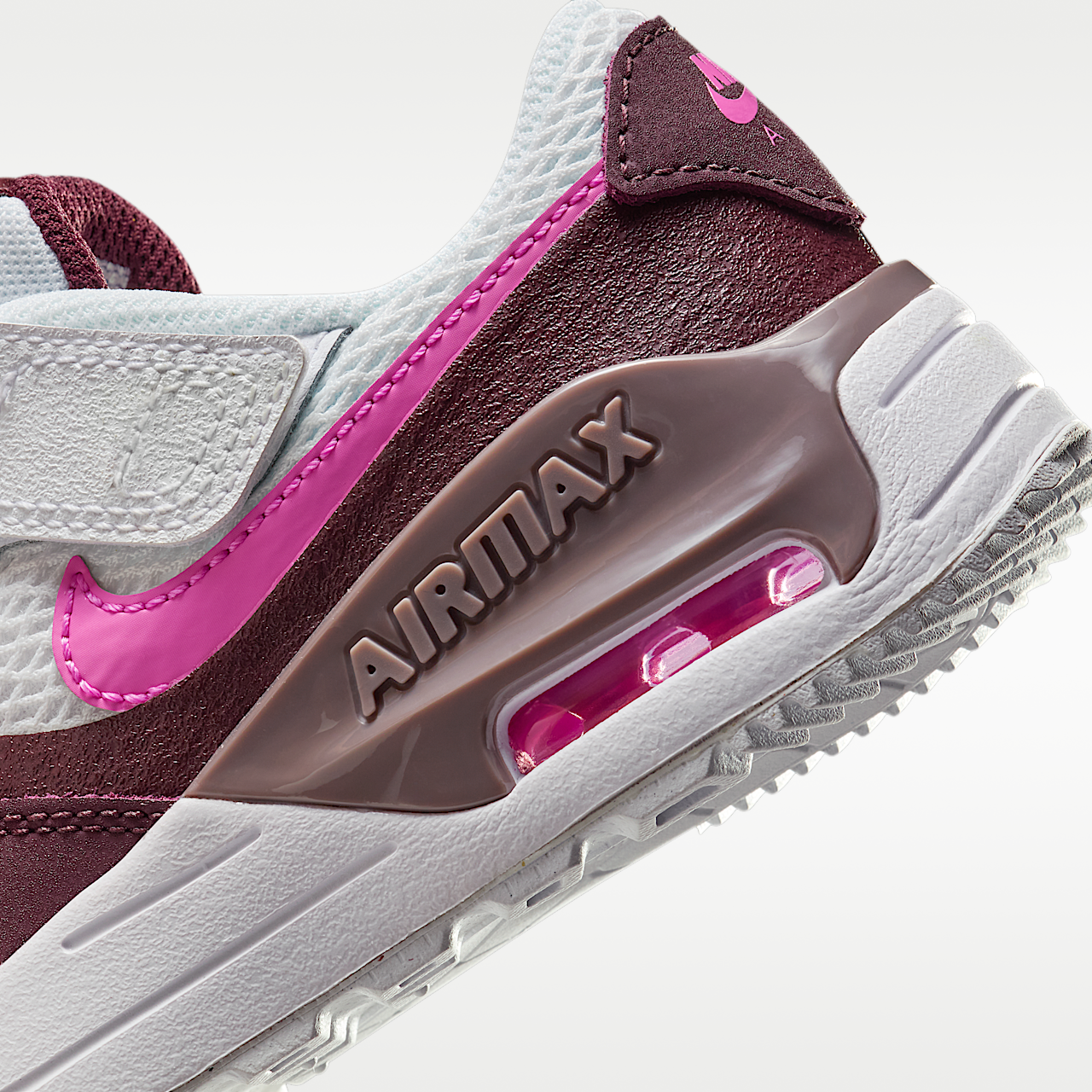 Nike Air Max sneaker Wit/Burgundy Crush/Violet Ore/Playful Pink