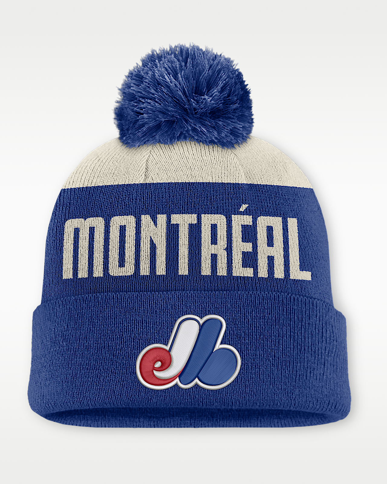 Мужская куртка Montreal Expos Cooperstown Peak Nike MLB Cuffed Pom Beanie