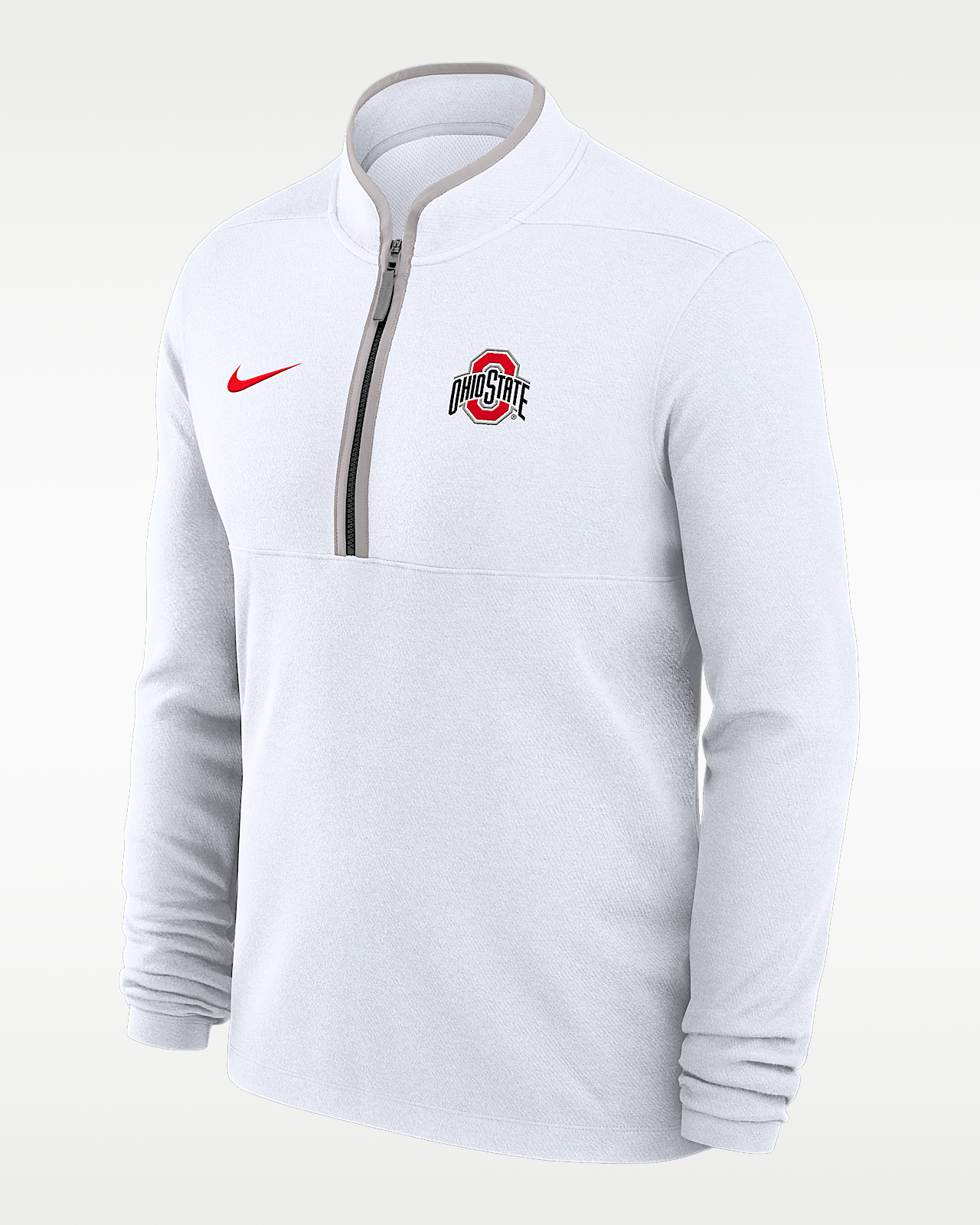 Мужские  Ohio State Victory Nike Dri-FIT College 1/2-Zip Long-Sleeve Top