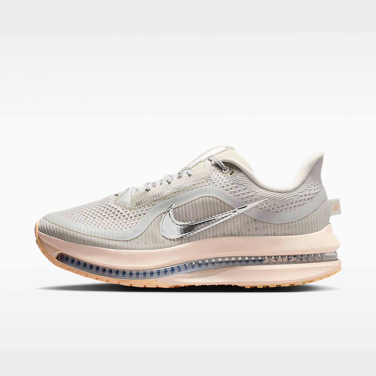 Nike Pegasus sneaker Light Bone/Chalk/Arctic Orange/Metallic Silver