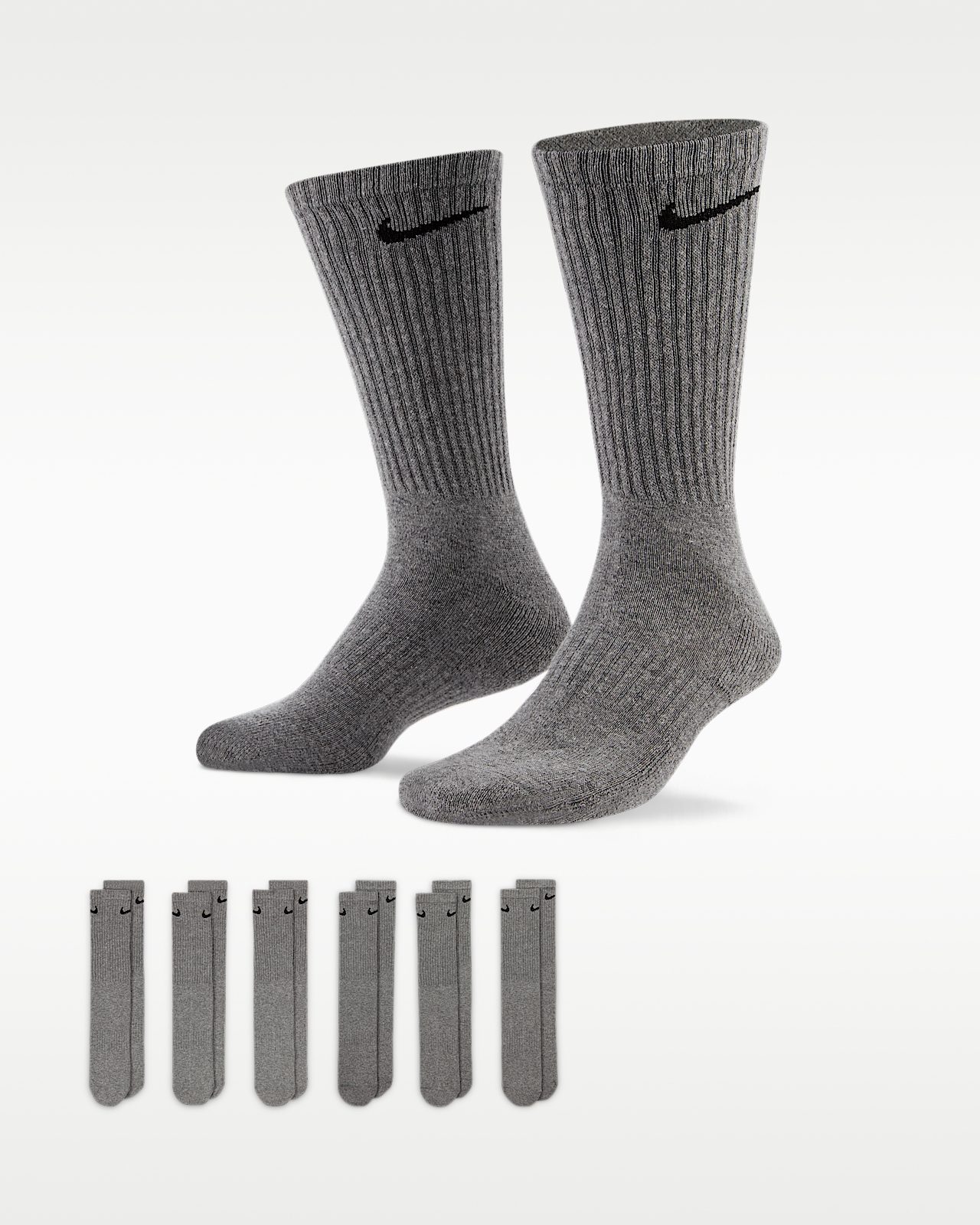 Unisex носки Nike Everyday Cushioned Training Crew Socks (6 Pairs) для тренировок