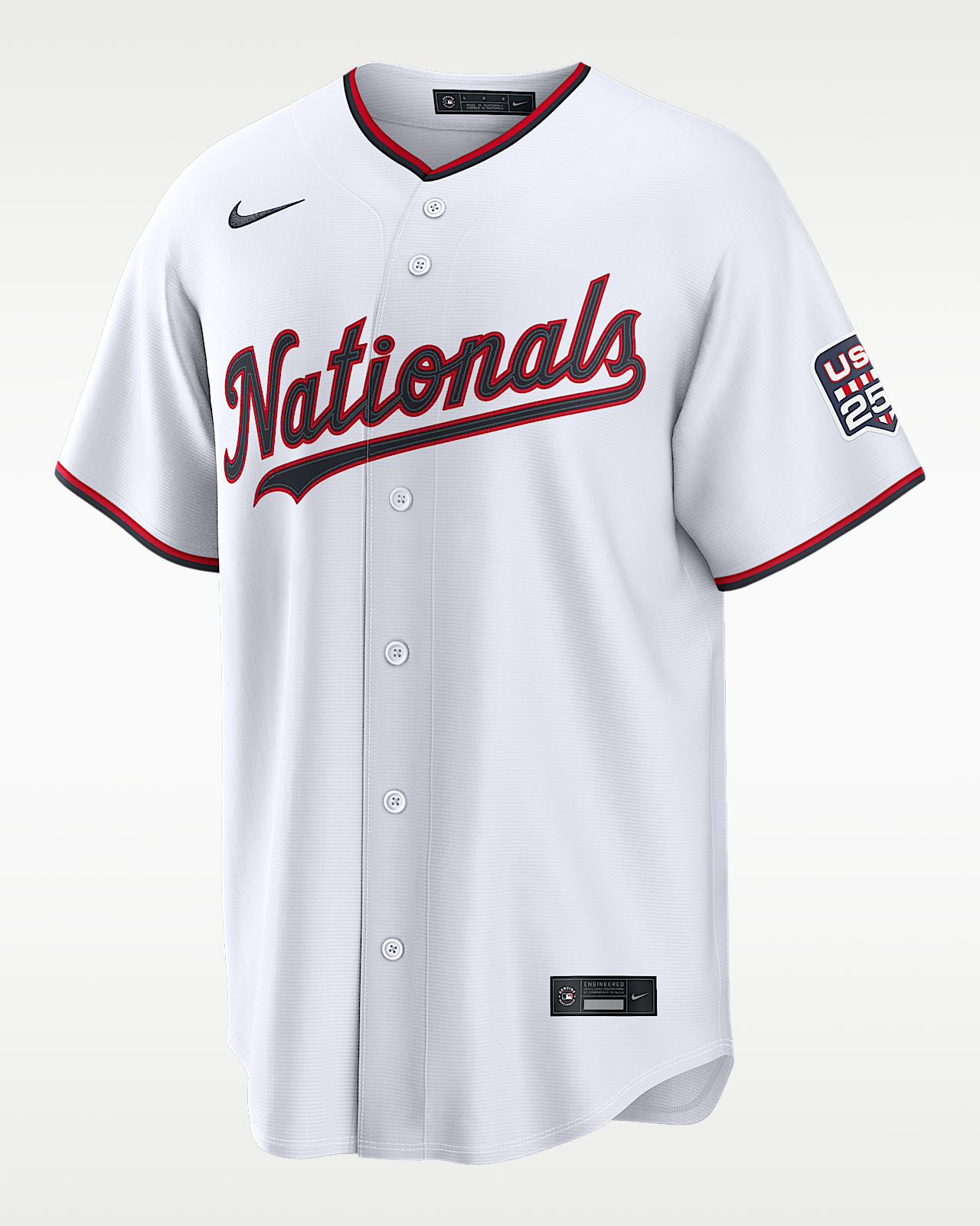 Мужские джерси James Wood Washington Nationals USA 250 Nike MLB Stadium Jersey